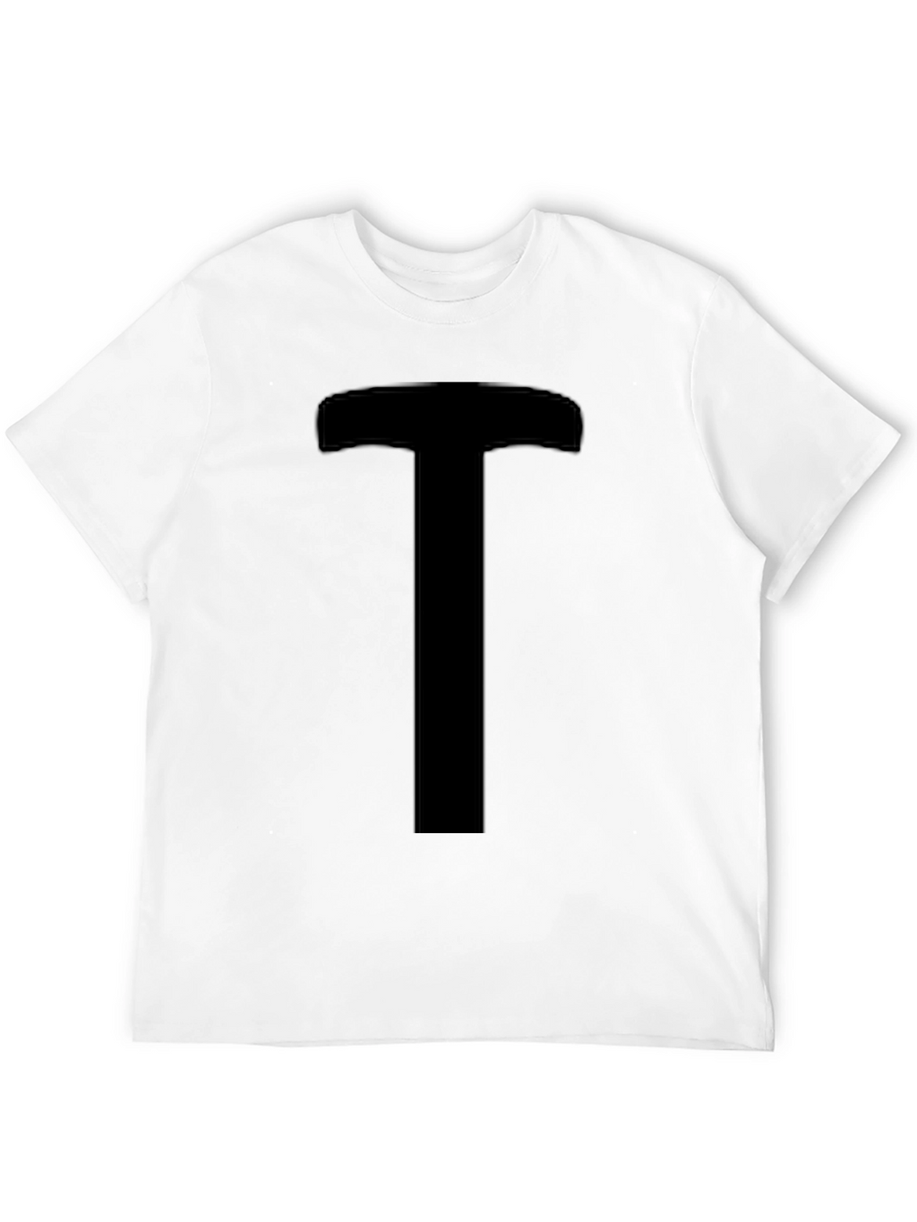 Bold T Graphic Tee - Classic Black Cotton