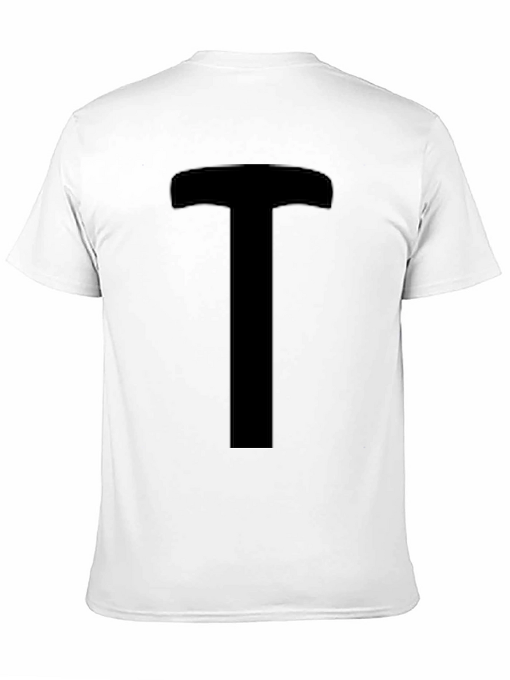 Bold T Graphic Tee - Classic Black Cotton
