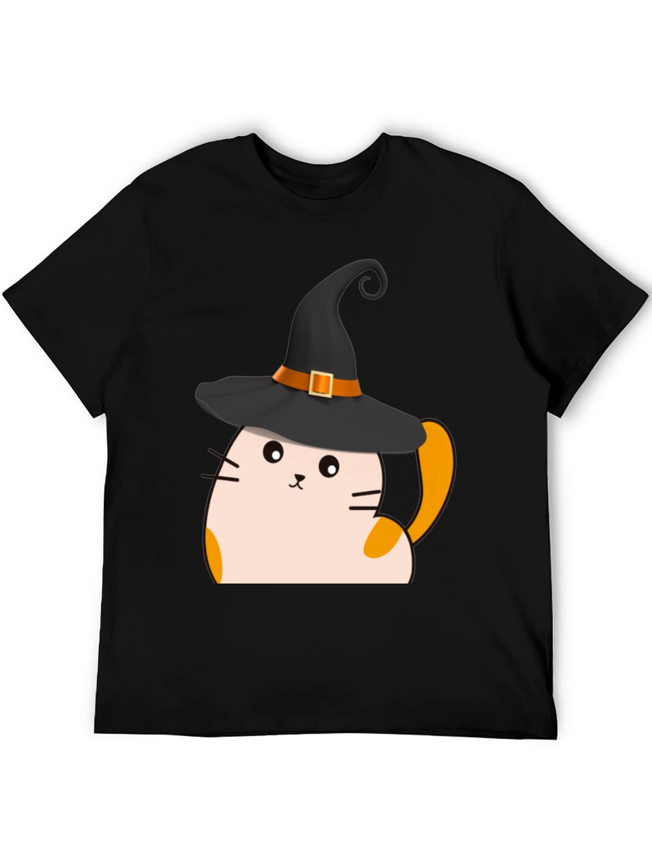 Halloween Cat Witch T-Shirt - Spooky Cute Tee