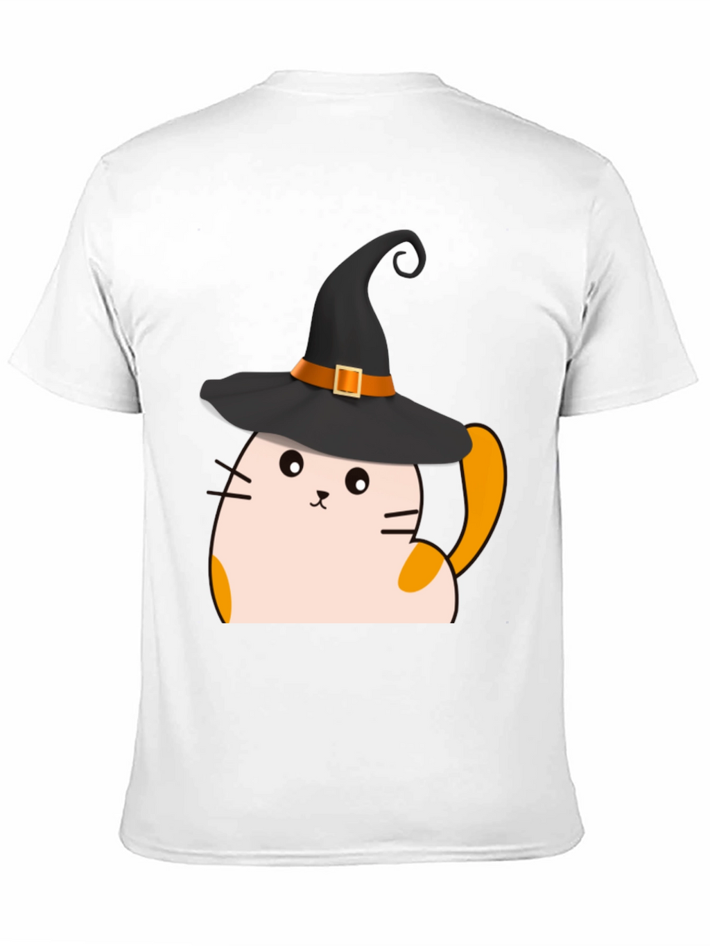 Halloween Cat Witch T-Shirt - Spooky Cute Tee