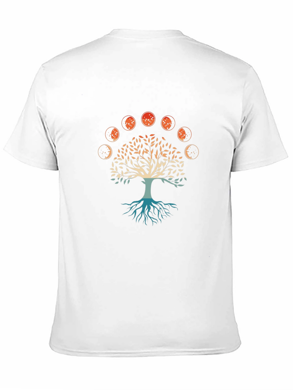 Tree of Life Moon Phases Graphic Tee - Black