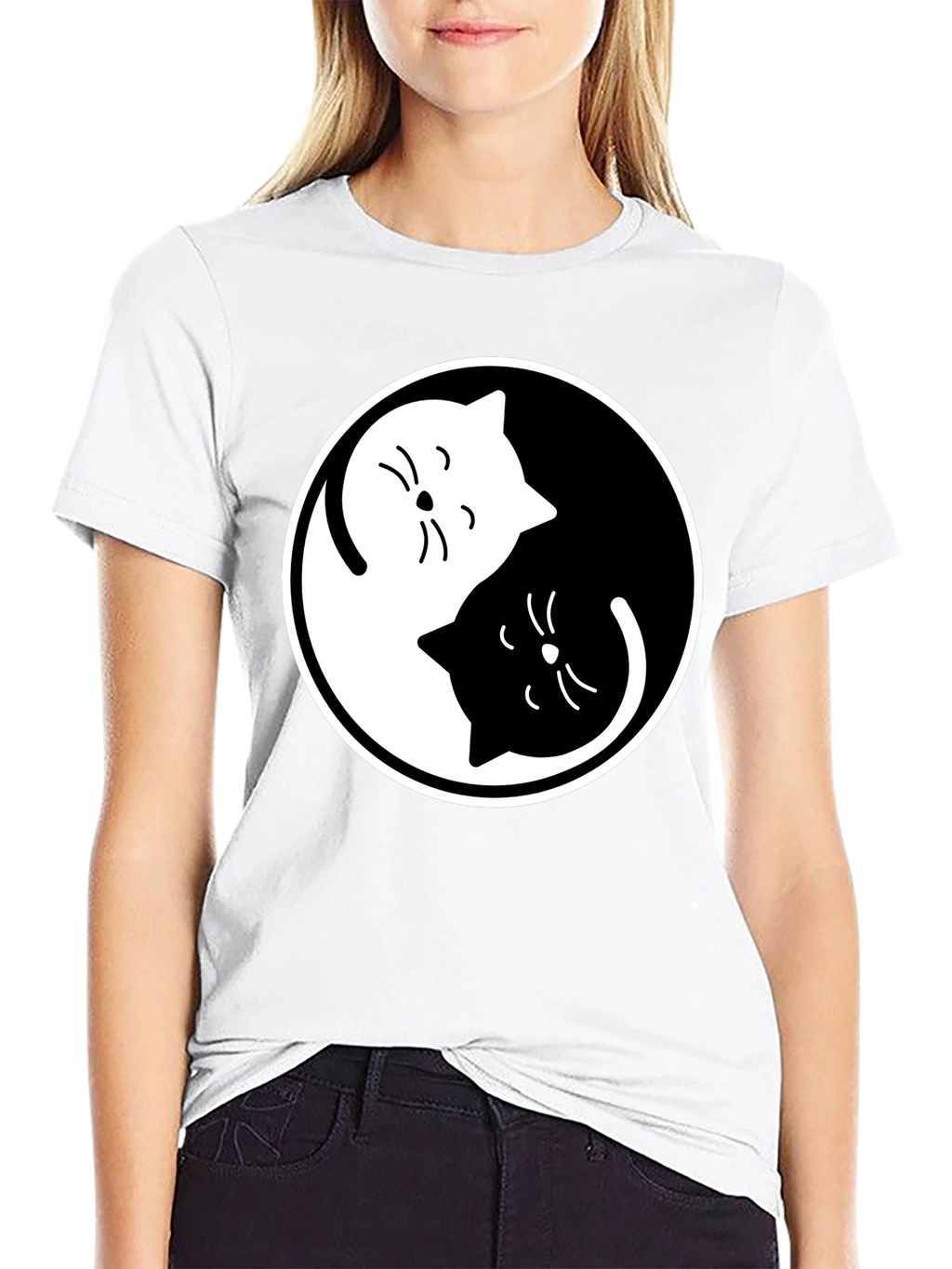 Yin Yang Cats T-Shirt