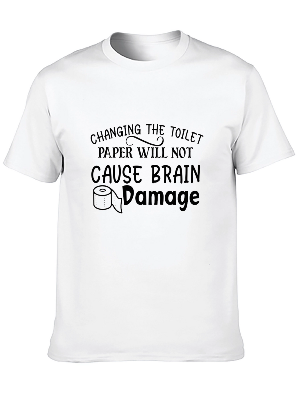 Toilet Paper Brain Damage Tee