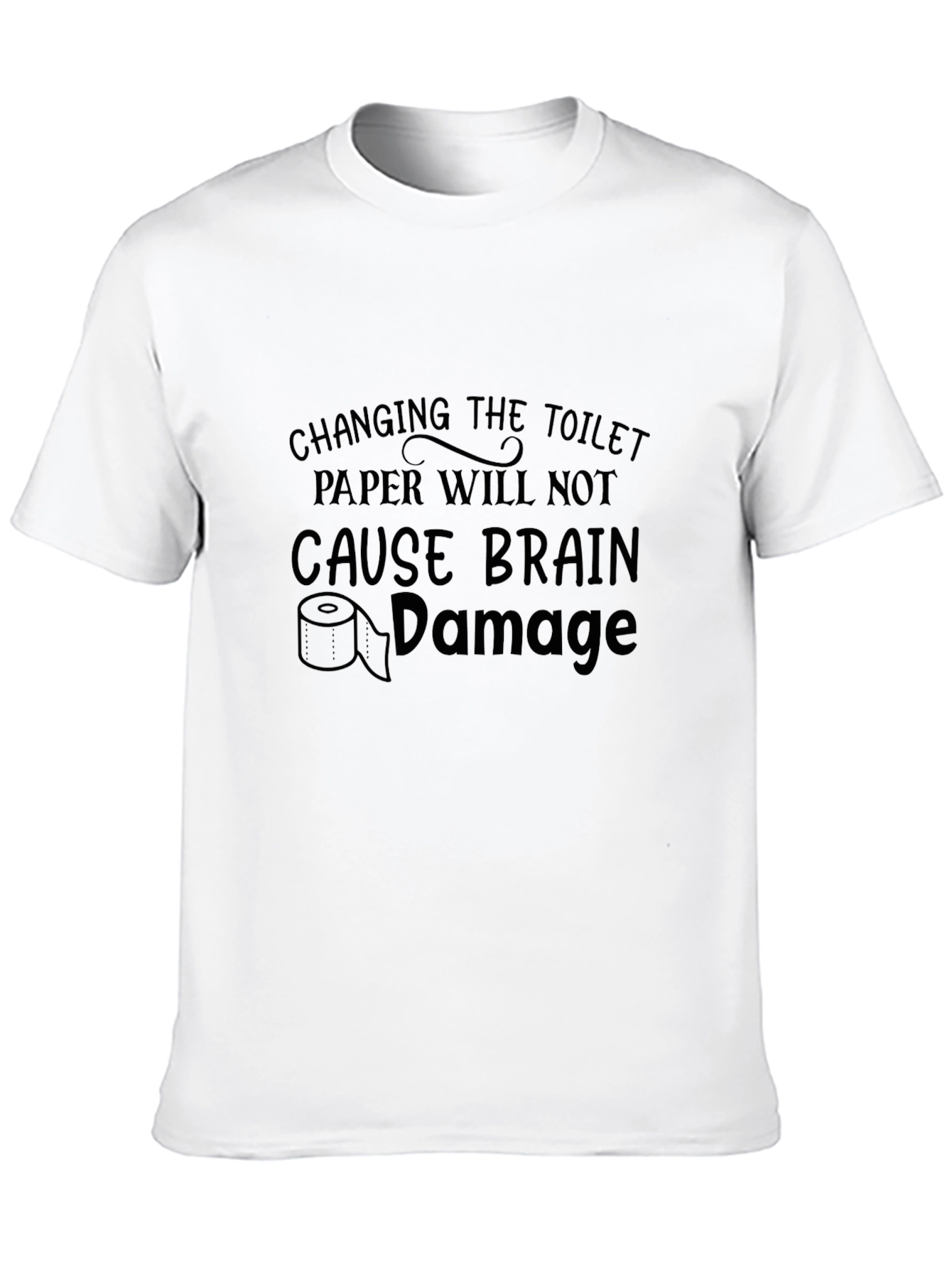 Toilet Paper Brain Damage Tee