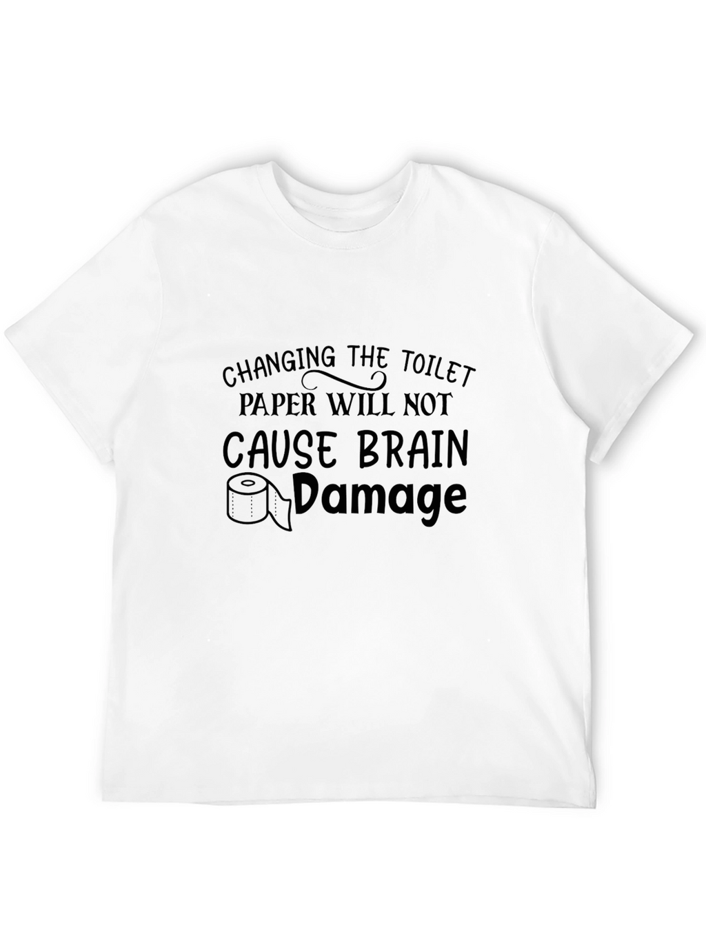 Toilet Paper Brain Damage Tee