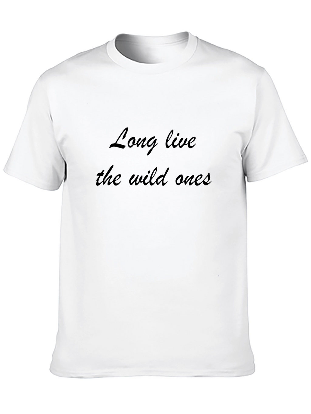 Long Live the Wild Ones Graphic Tee - Black