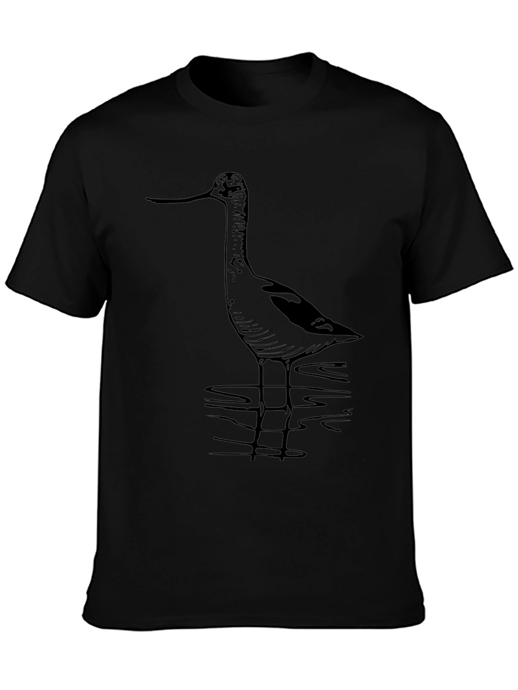 Black Bird T-Shirt - Stylish Graphic Tee