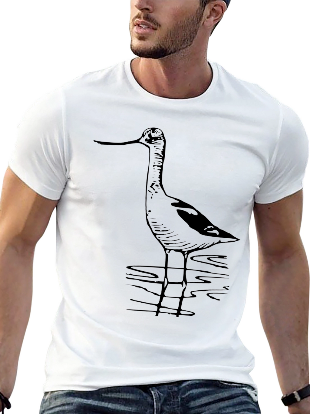 Black Bird T-Shirt - Stylish Graphic Tee