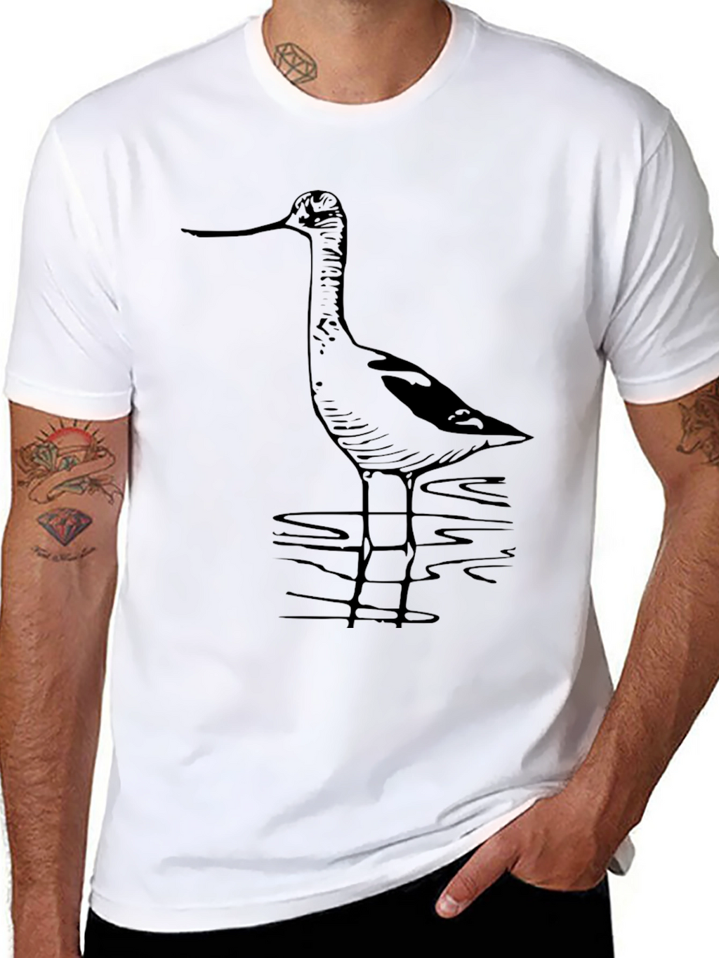 Black Bird T-Shirt - Stylish Graphic Tee