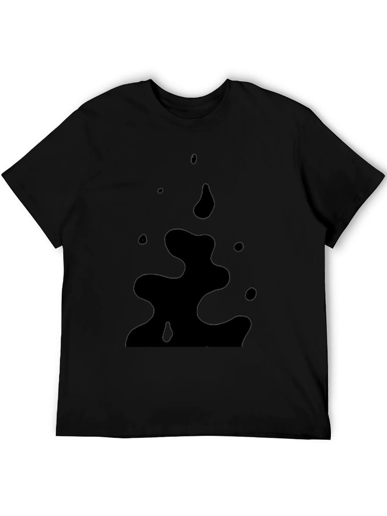 Mens Black Graphic Tee