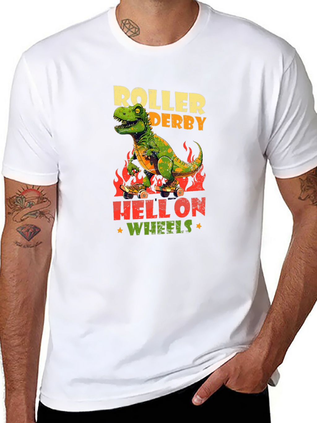 Dino Roller Derby T-Shirt