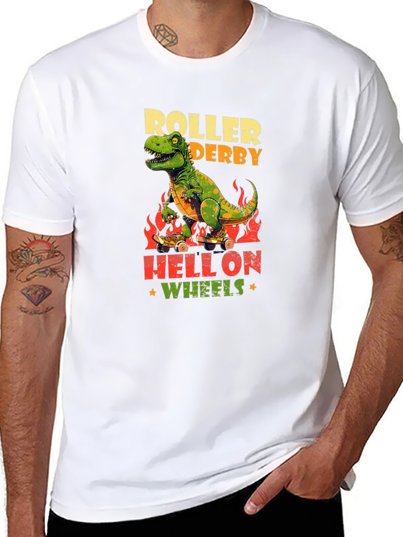 Dino Roller Derby T-Shirt
