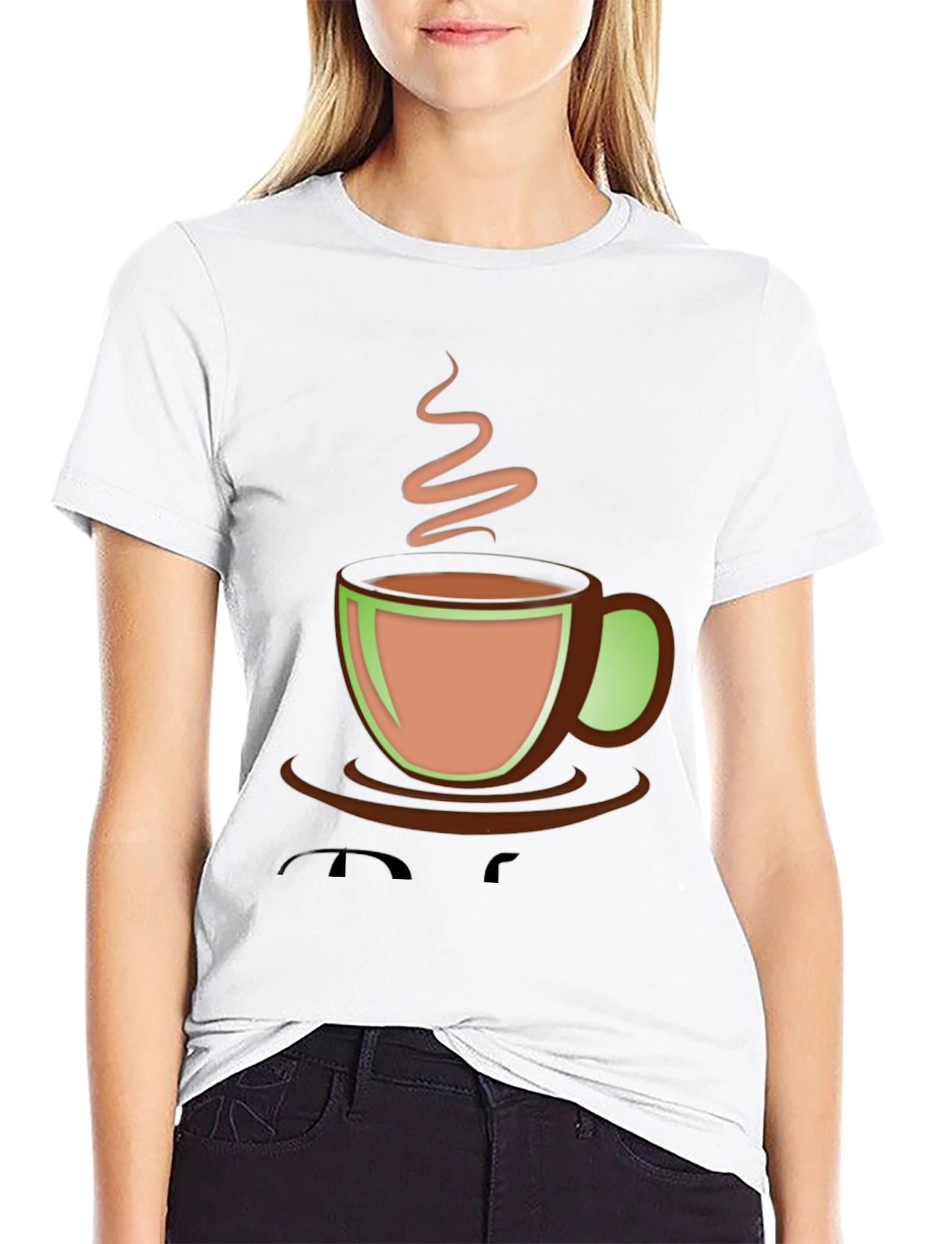 Coffee Cup Graphic T-Shirt