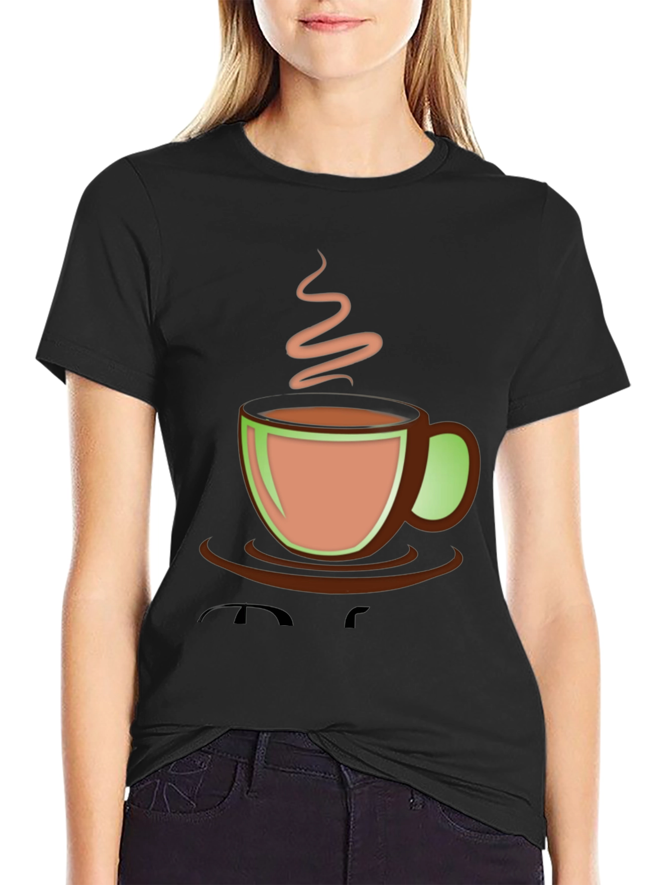 Coffee Cup Graphic T-Shirt
