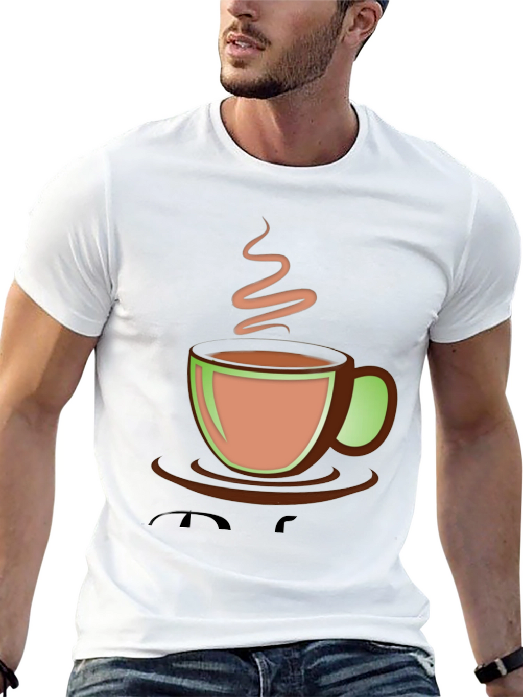 Coffee Cup Graphic T-Shirt