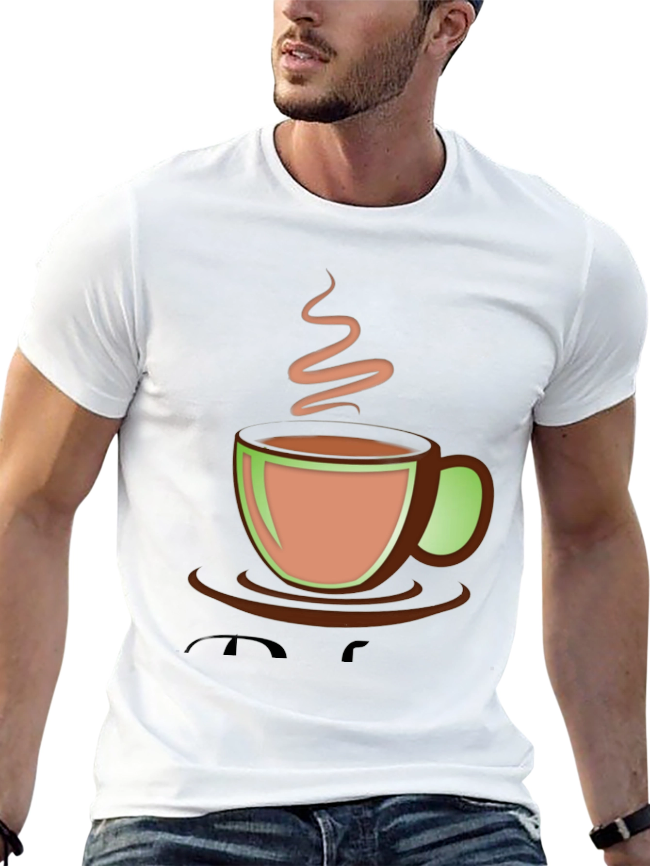 Coffee Cup Graphic T-Shirt