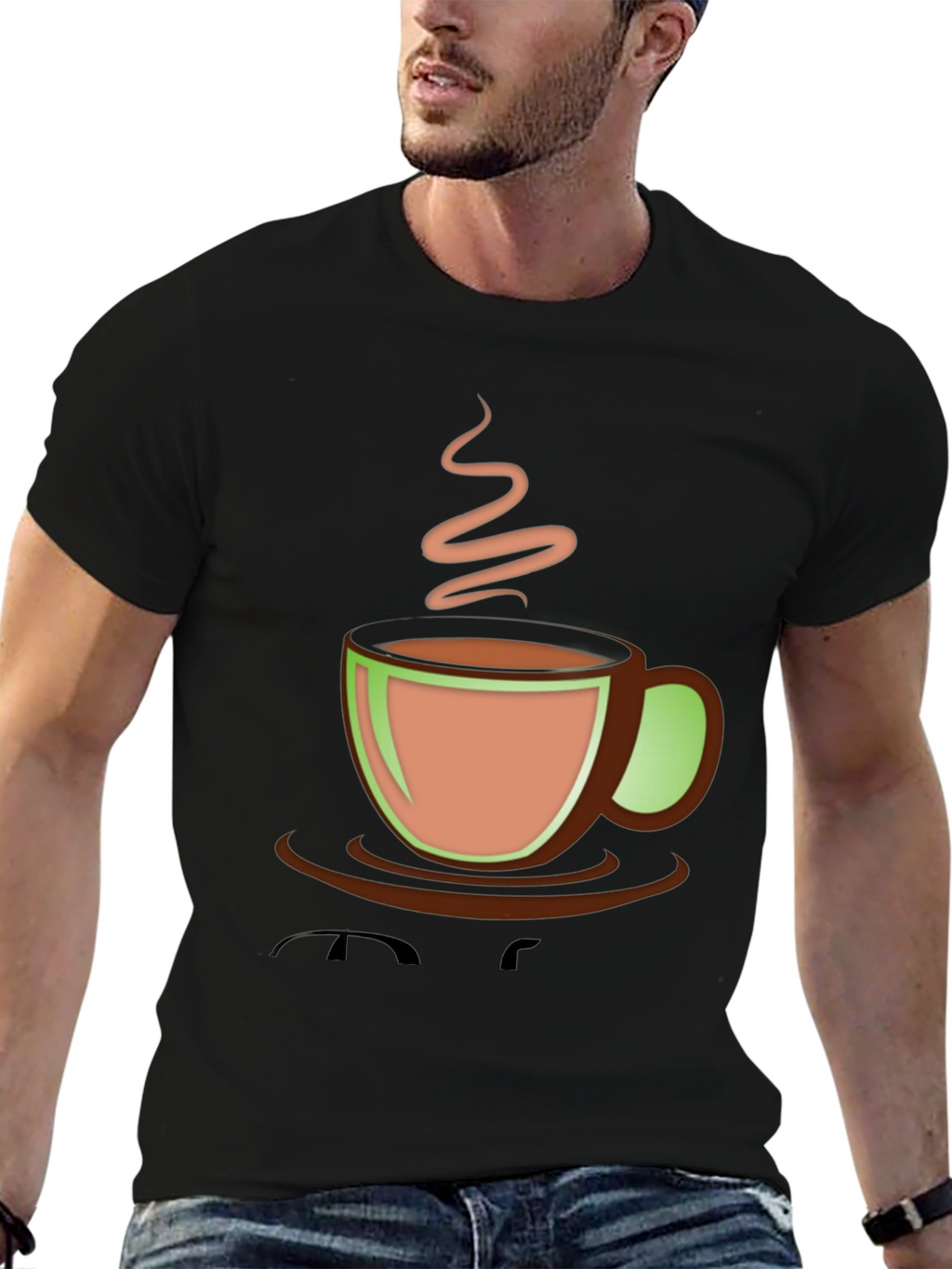 Coffee Cup Graphic T-Shirt