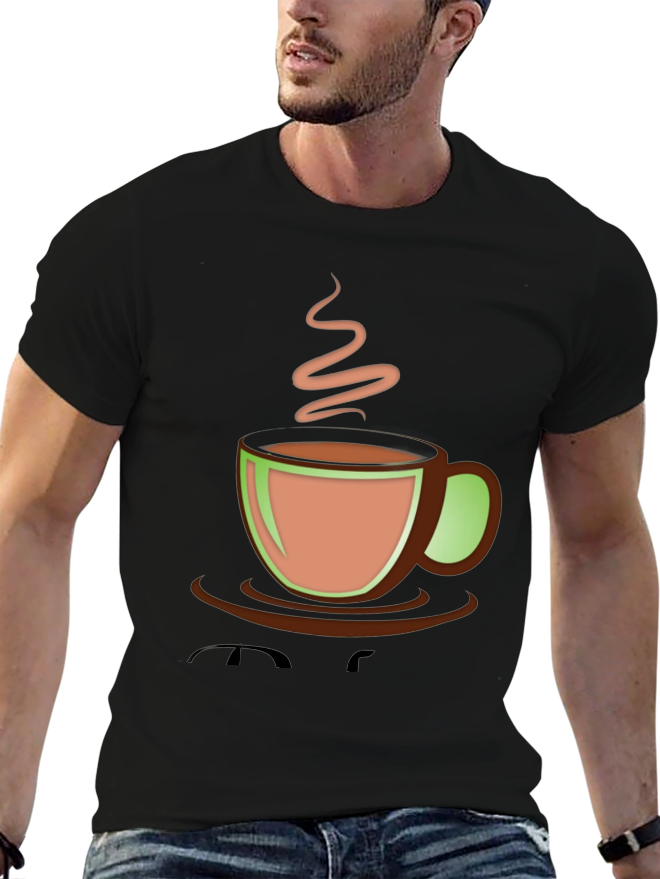 Coffee Cup Graphic T-Shirt