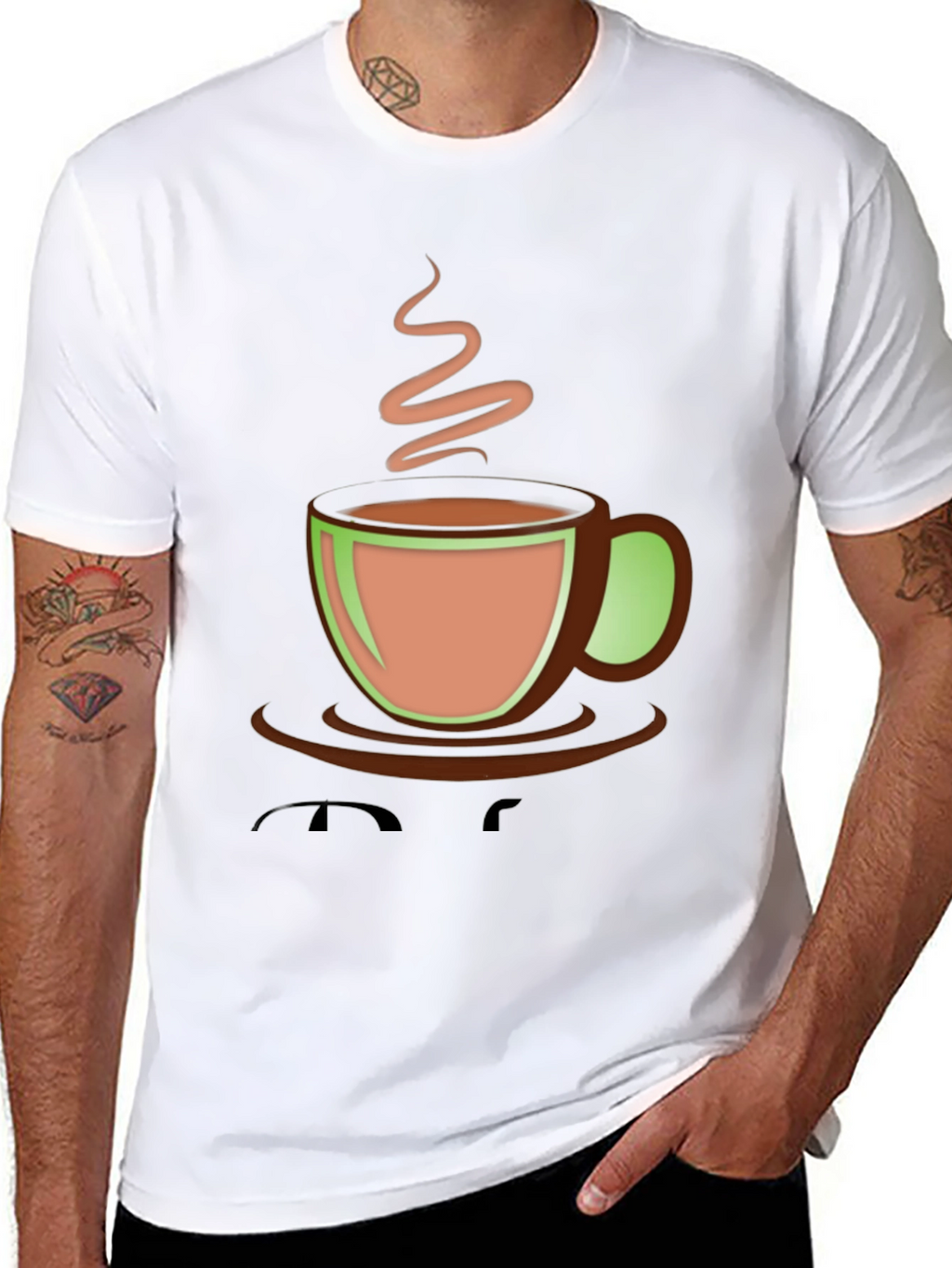 Coffee Cup Graphic T-Shirt