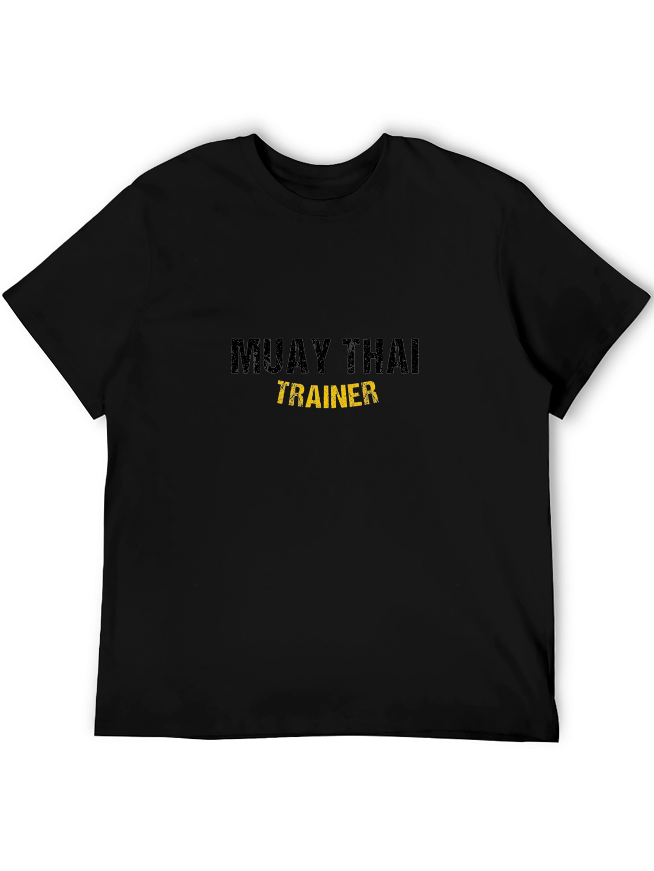 Muay Thai Trainer Black T-Shirt