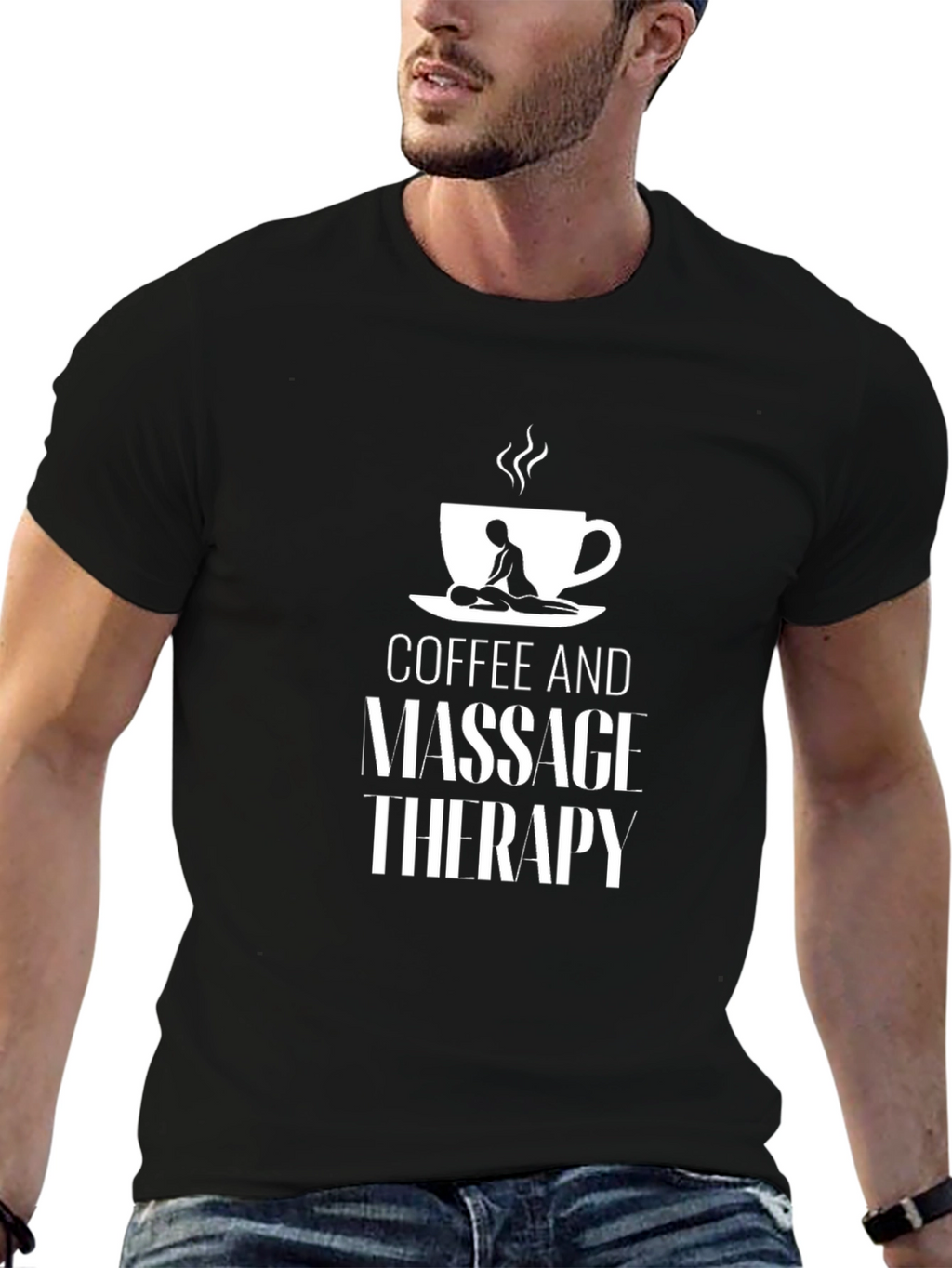 Coffee & Massage Therapy Graphic Tee