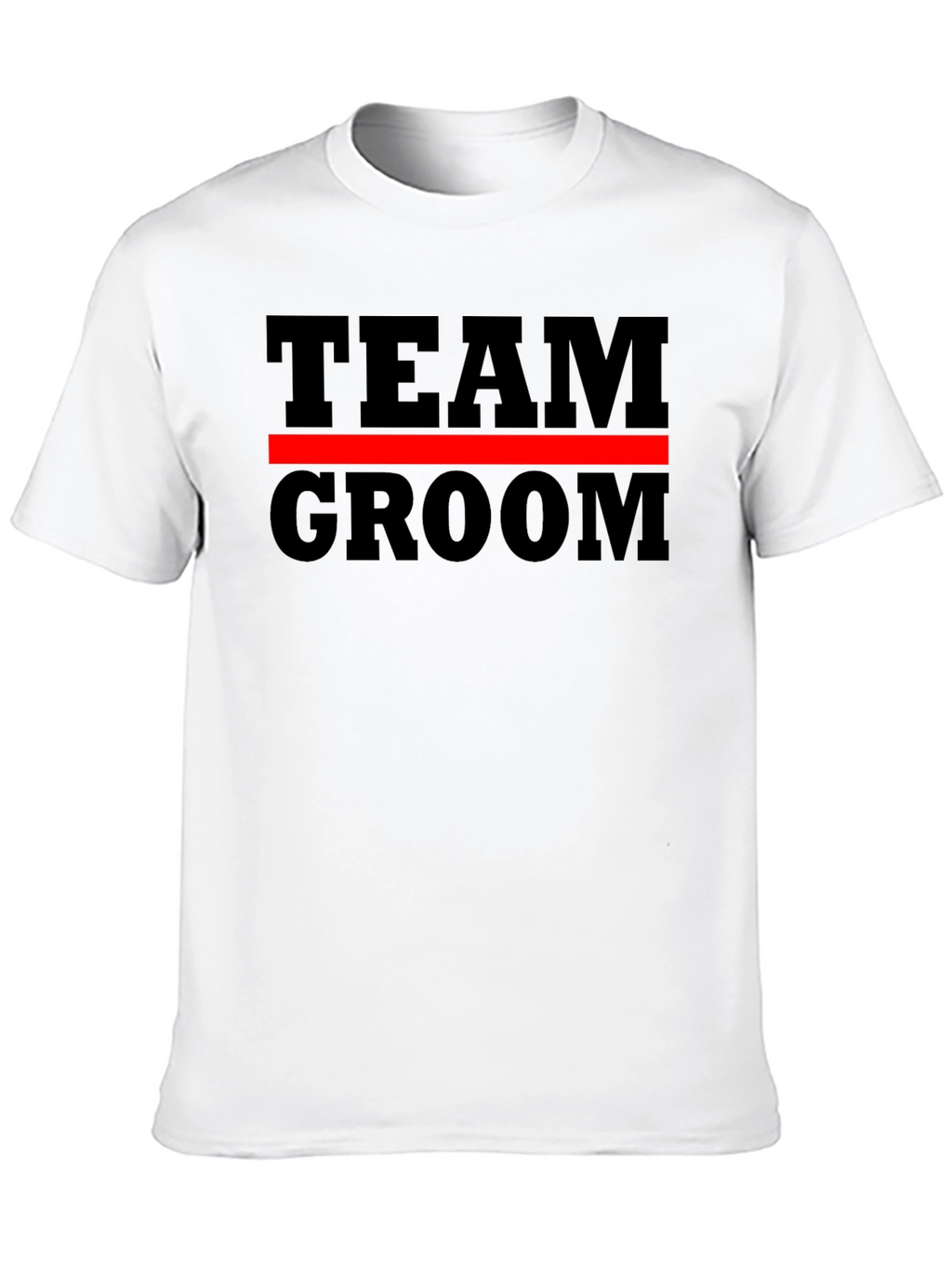 Team Groom Graphic T-Shirt - Black