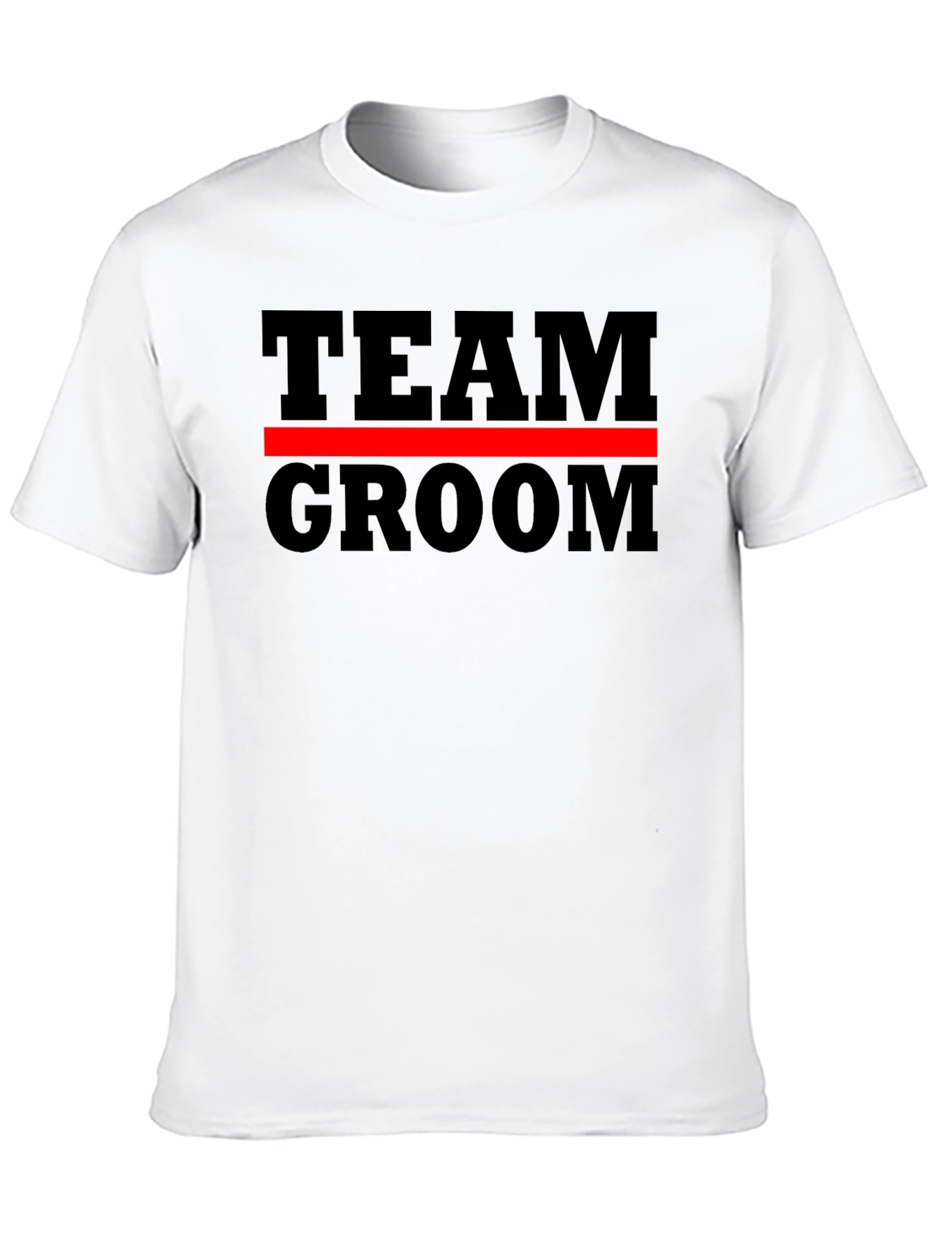 Team Groom Graphic T-Shirt - Black
