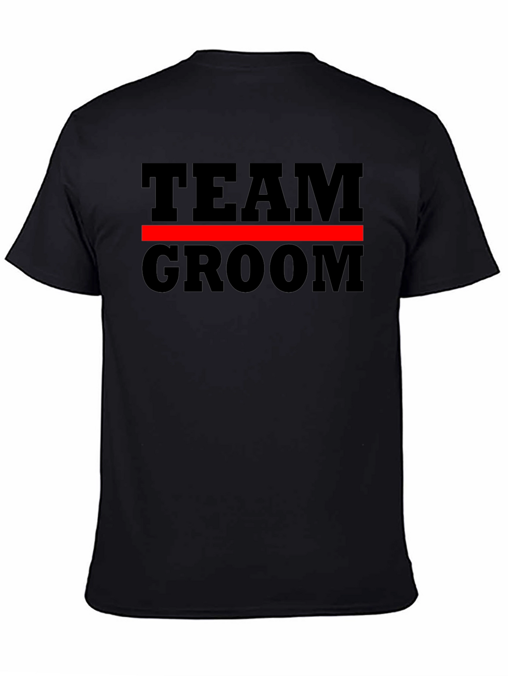 Team Groom Graphic T-Shirt - Black