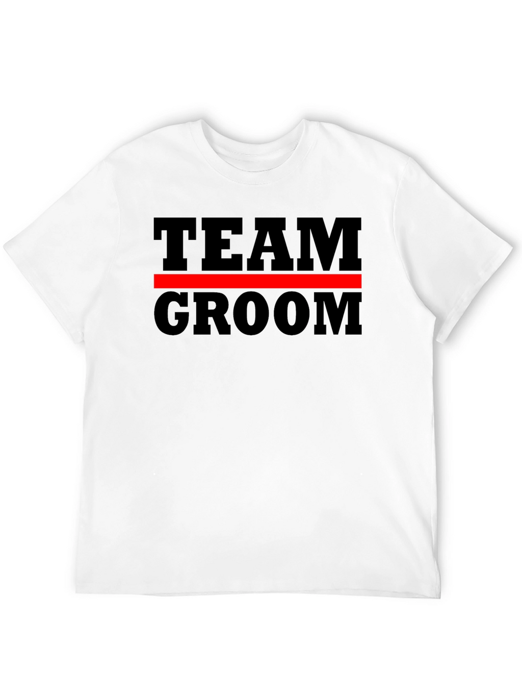 Team Groom Graphic T-Shirt - Black