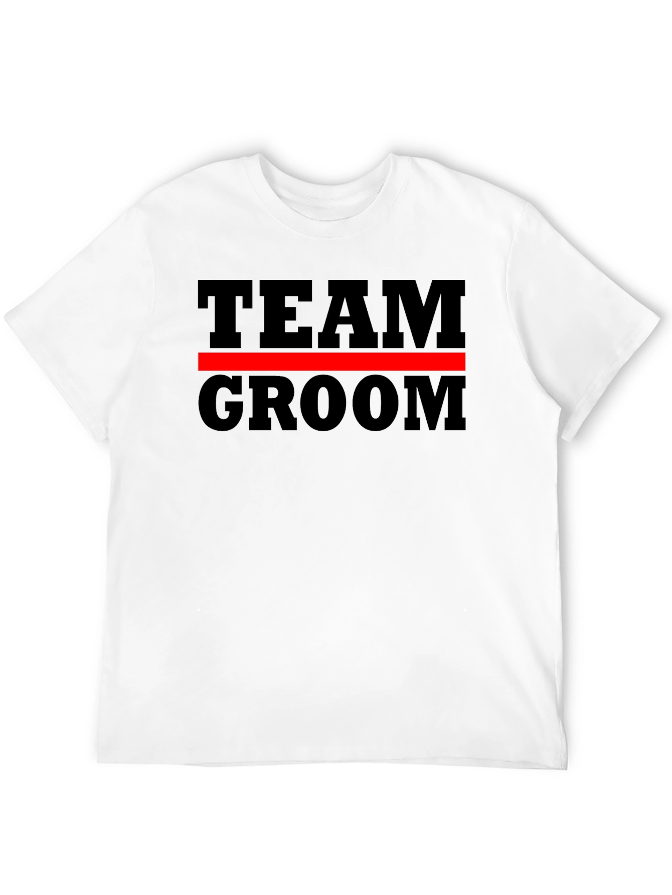Team Groom Graphic T-Shirt - Black