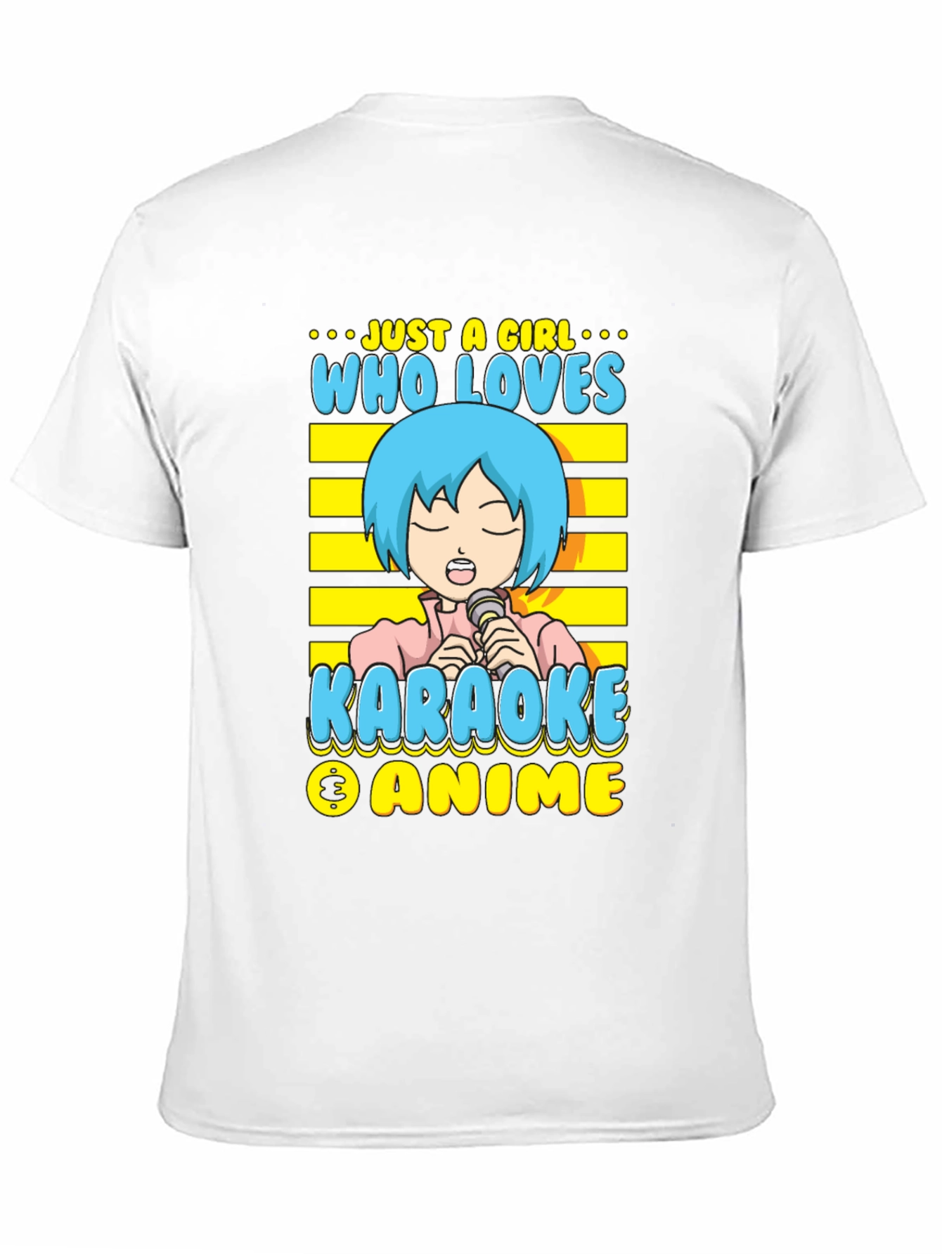 Karaoke Anime Girl T-Shirt