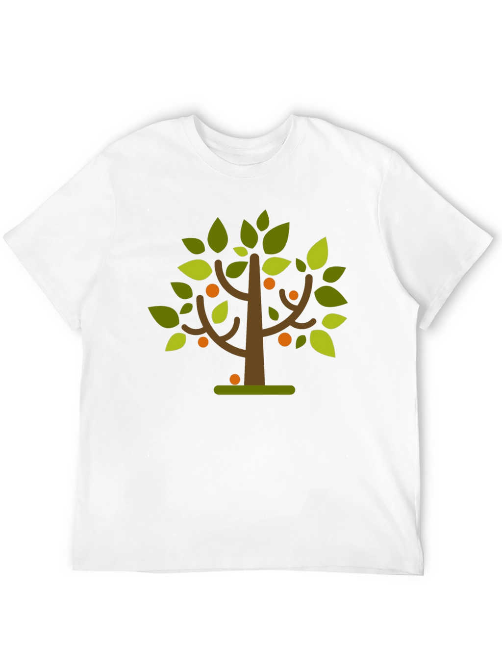 Whimsical Orchard Tee - Black Graphic T-Shirt