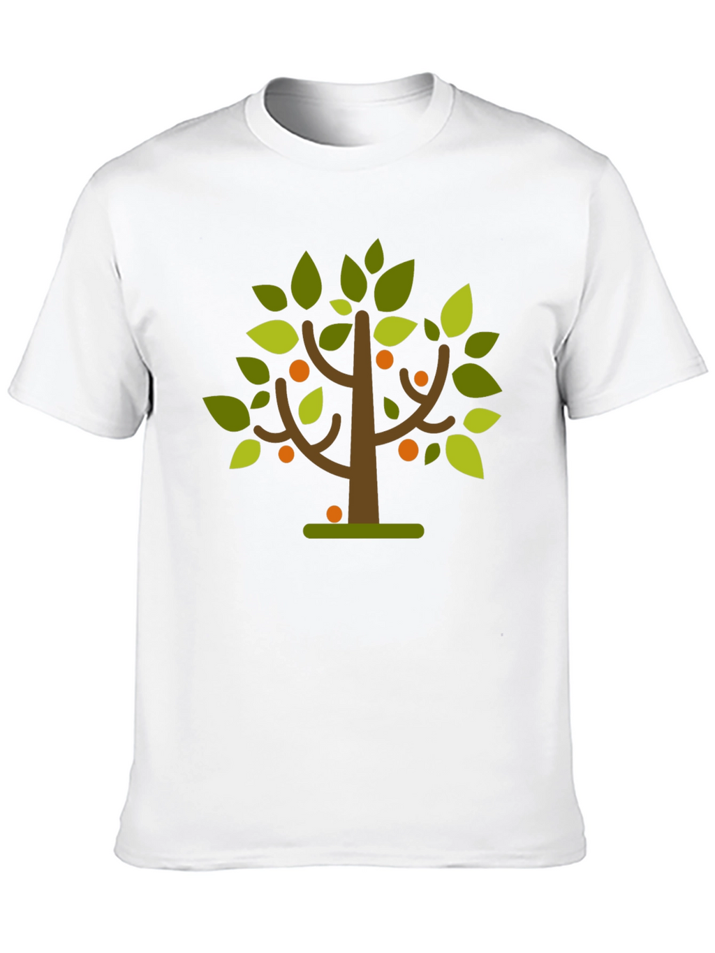 Whimsical Orchard Tee - Black Graphic T-Shirt