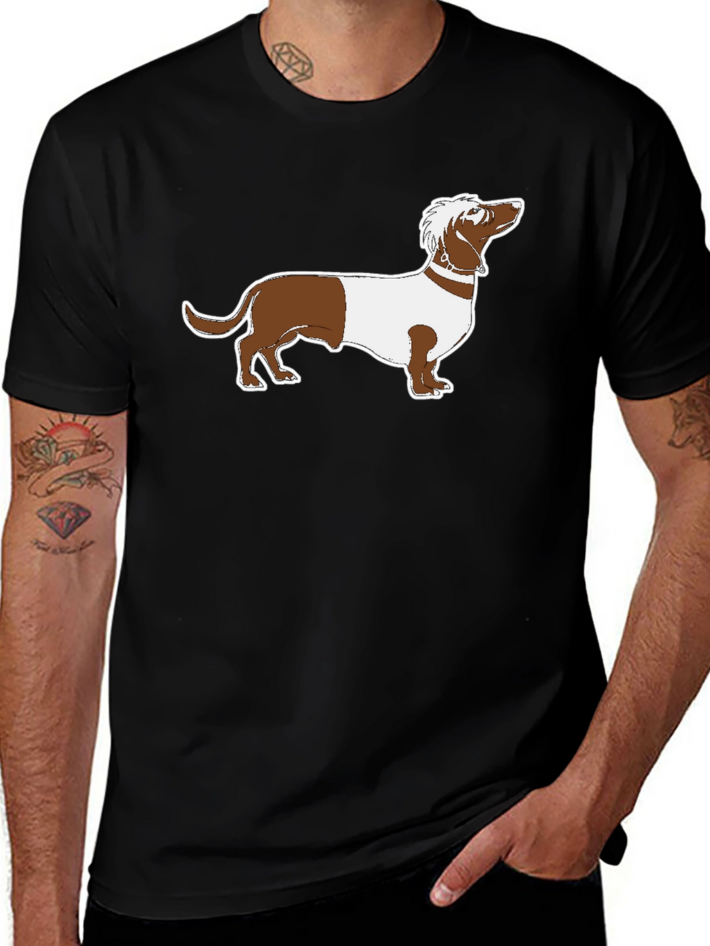 Dachshund Graphic T-Shirt - Unique Dog Lover Tee