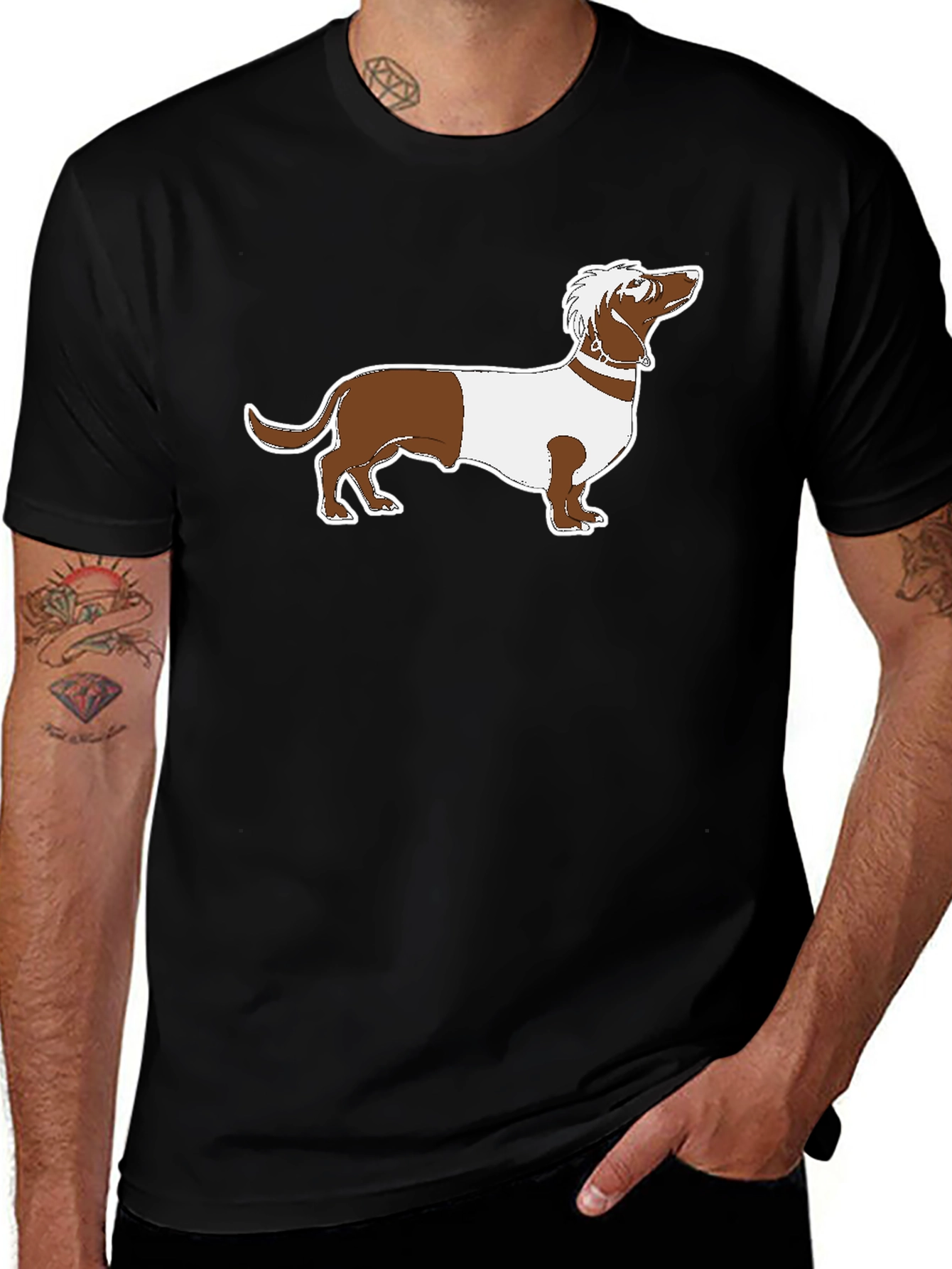 Dachshund Graphic T-Shirt - Unique Dog Lover Tee
