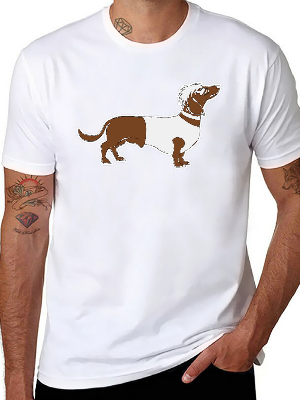 Dachshund Graphic T-Shirt - Unique Dog Lover Tee
