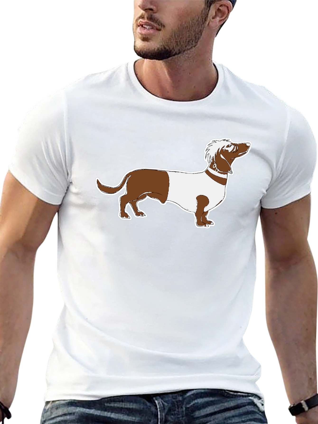 Dachshund Graphic T-Shirt - Unique Dog Lover Tee