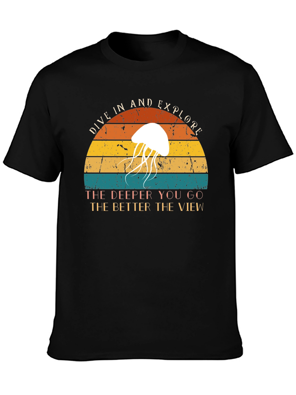 Dive In & Explore Jellyfish Graphic Tee