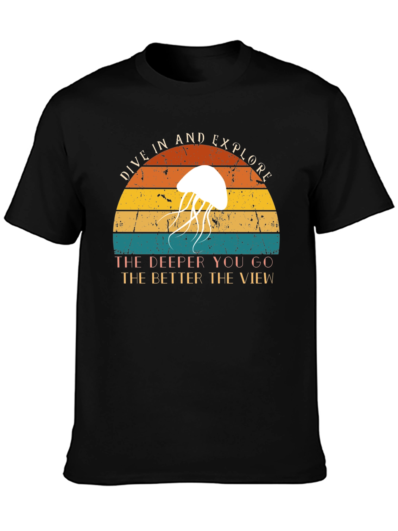 Dive In & Explore Jellyfish Graphic Tee
