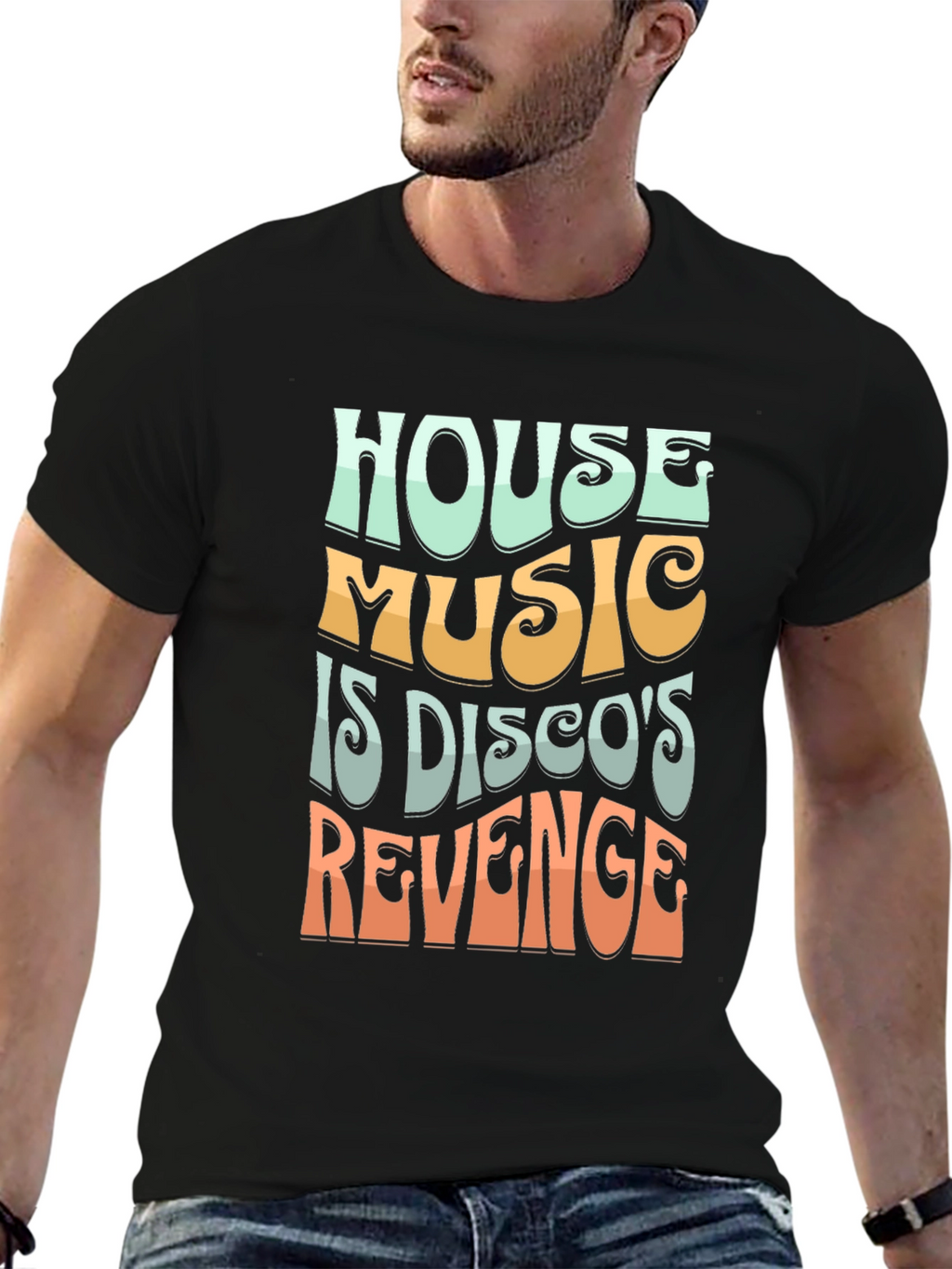 House Music Discos Revenge Graphic Tee