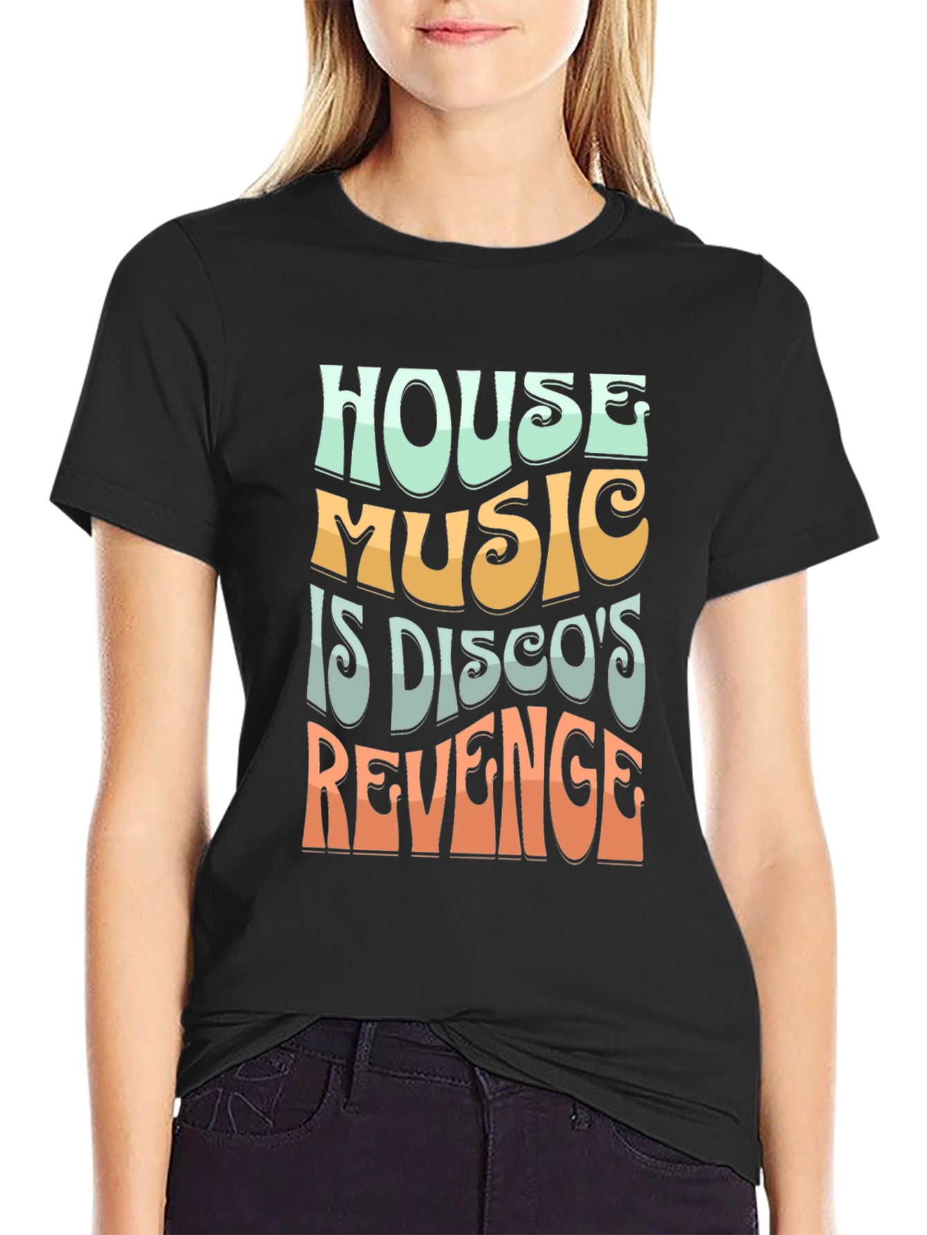 House Music Discos Revenge Graphic Tee