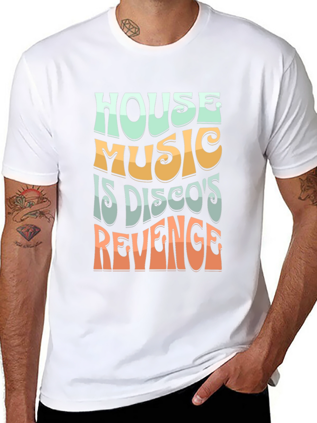 House Music Discos Revenge Graphic Tee