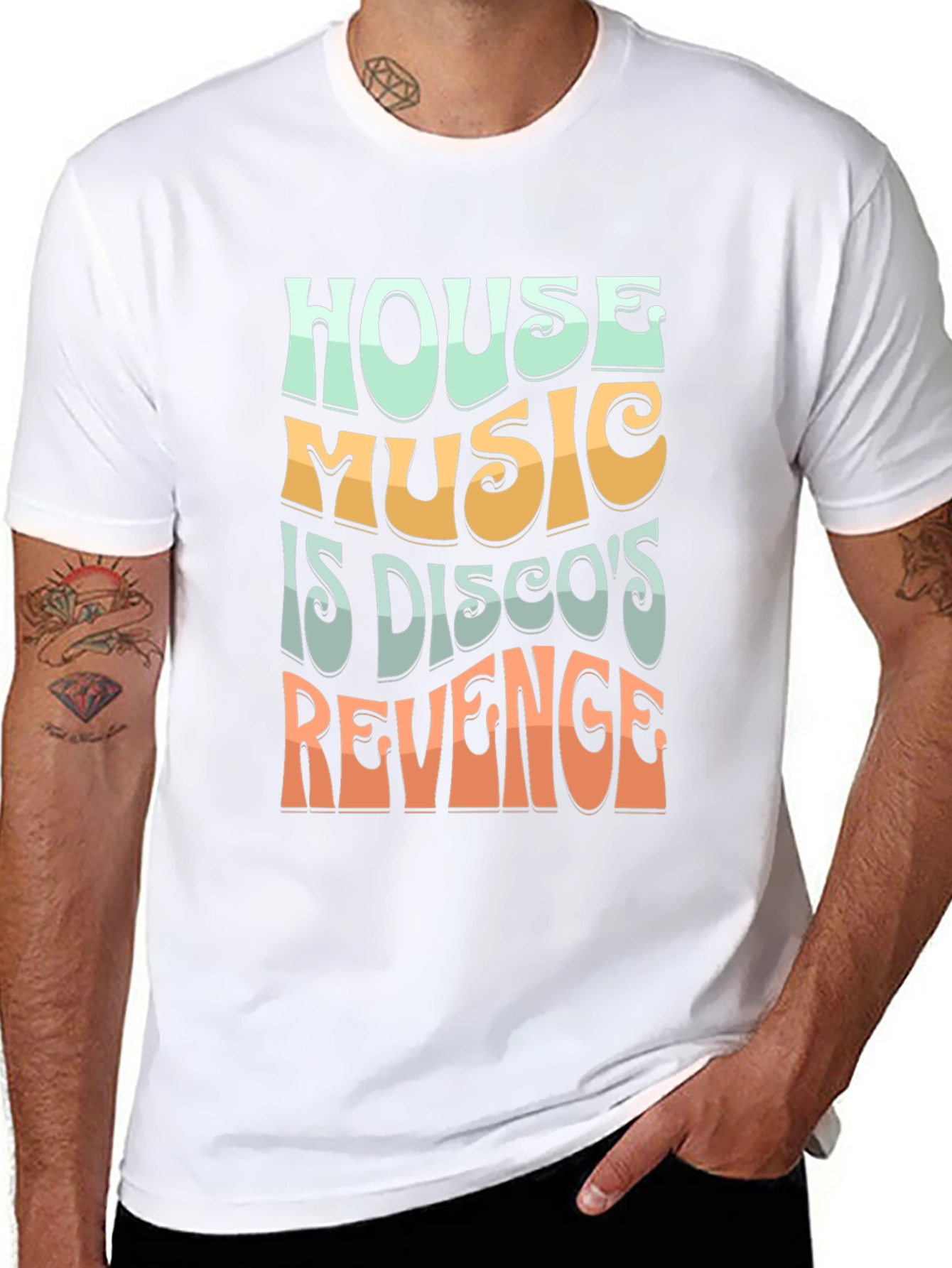 House Music Discos Revenge Graphic Tee