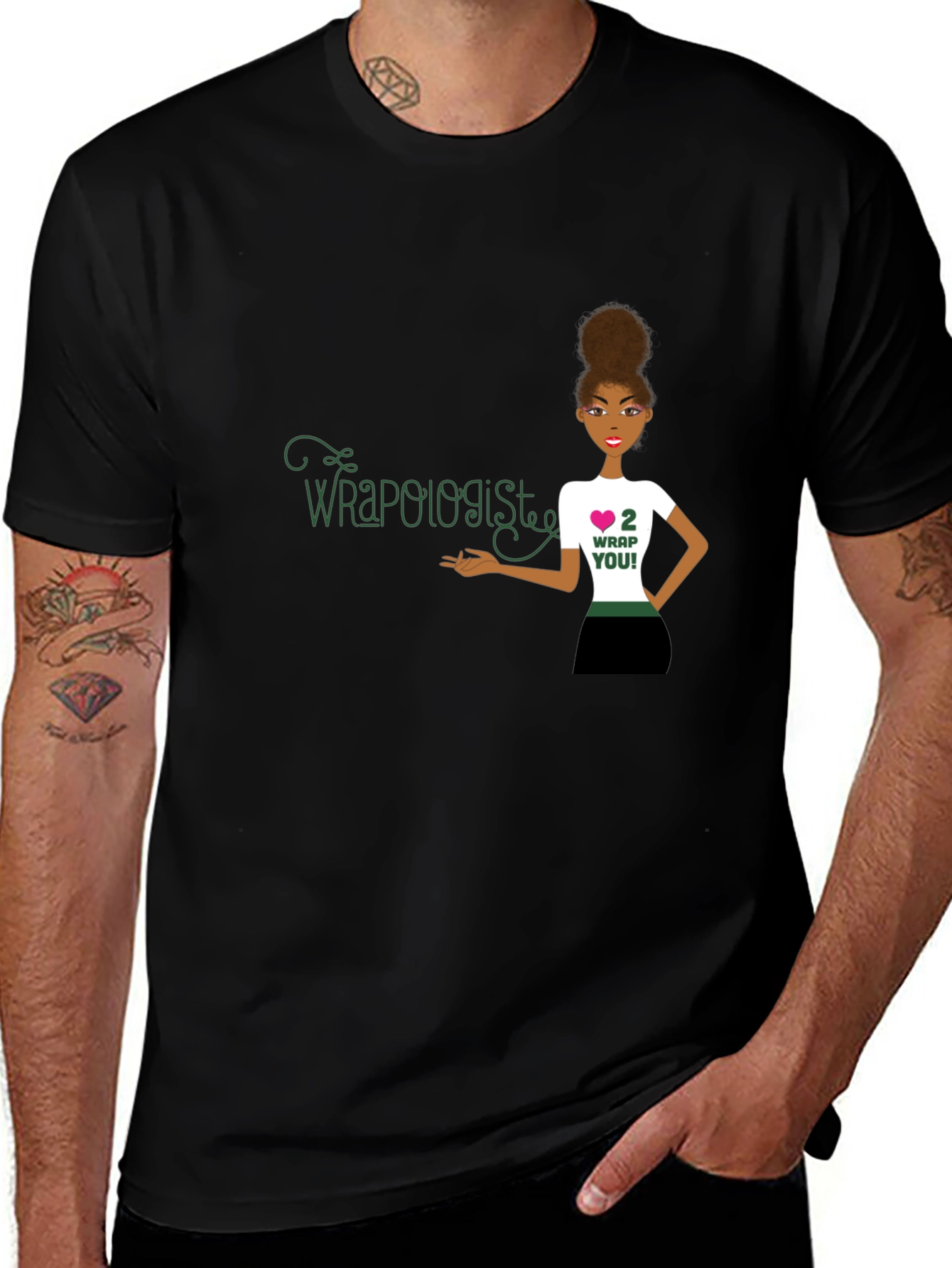 Wrapologist T-Shirt - Black