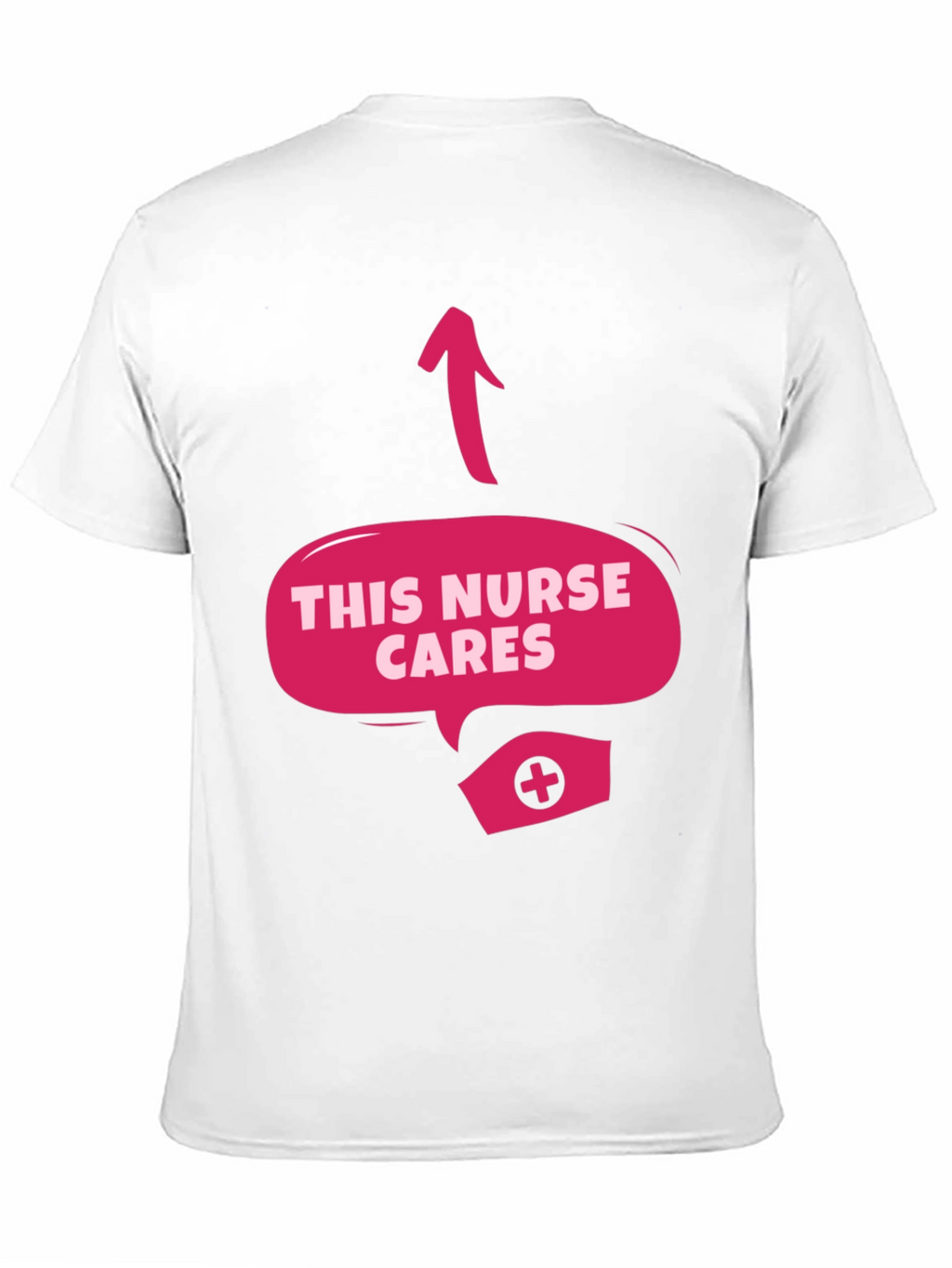 This Nurse Cares Graphic Tee