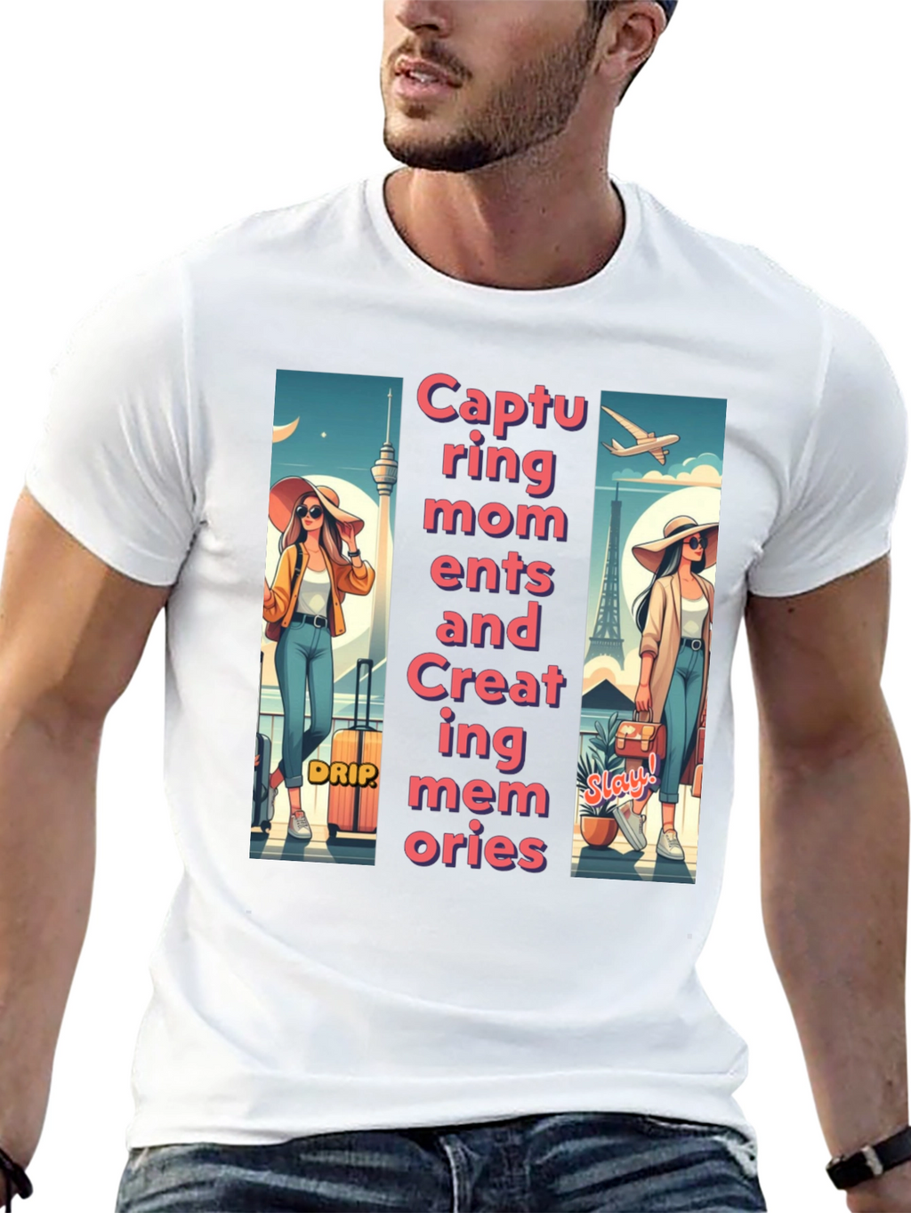 Trendy Travel Tee: Capturing Moments & Creating Memories