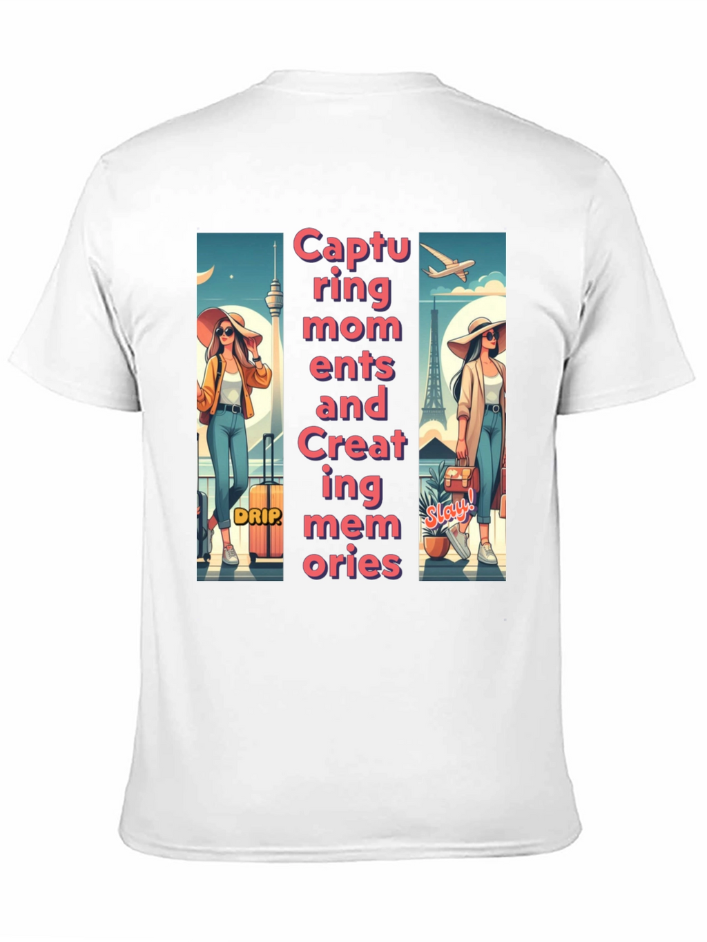 Trendy Travel Tee: Capturing Moments & Creating Memories