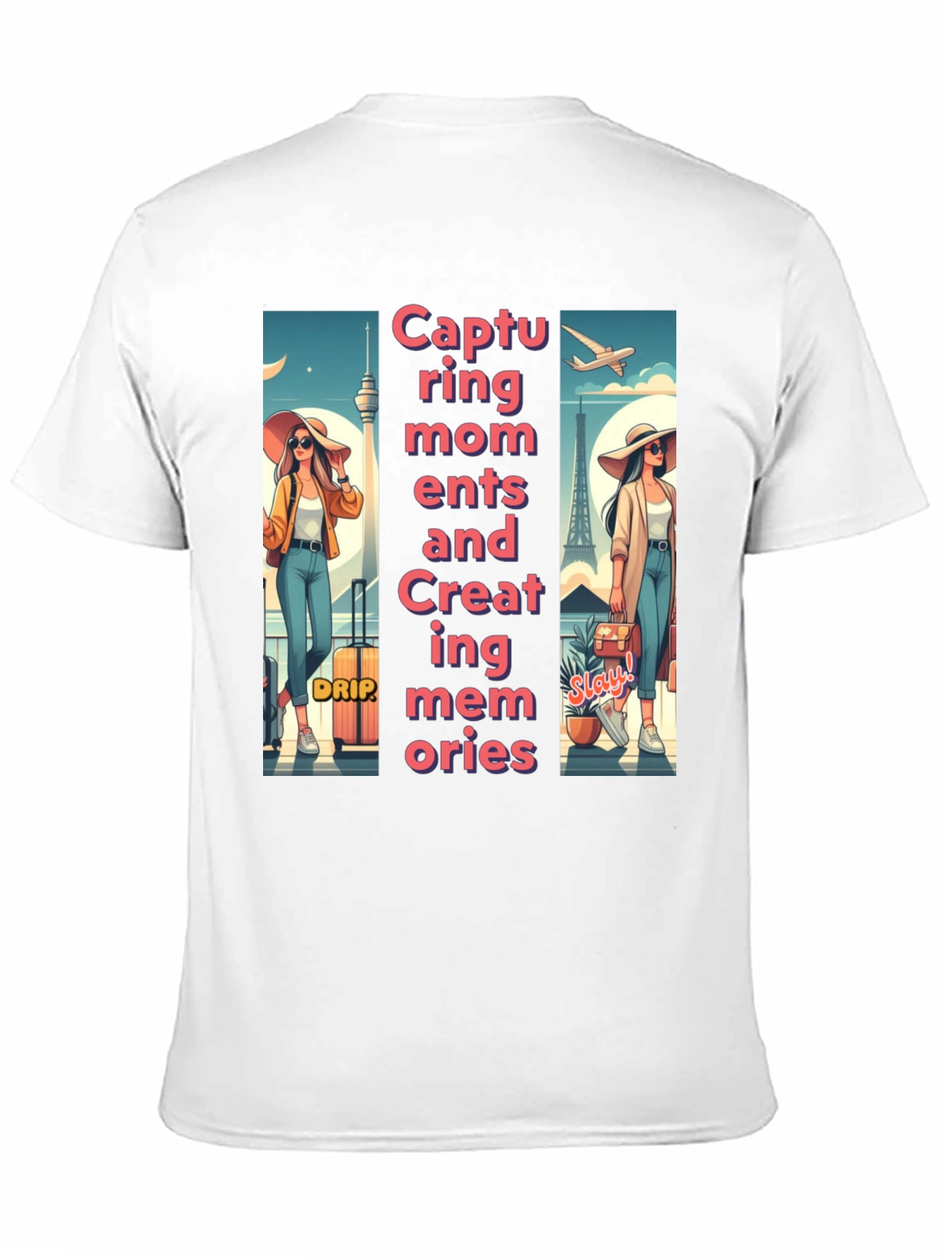 Trendy Travel Tee: Capturing Moments & Creating Memories