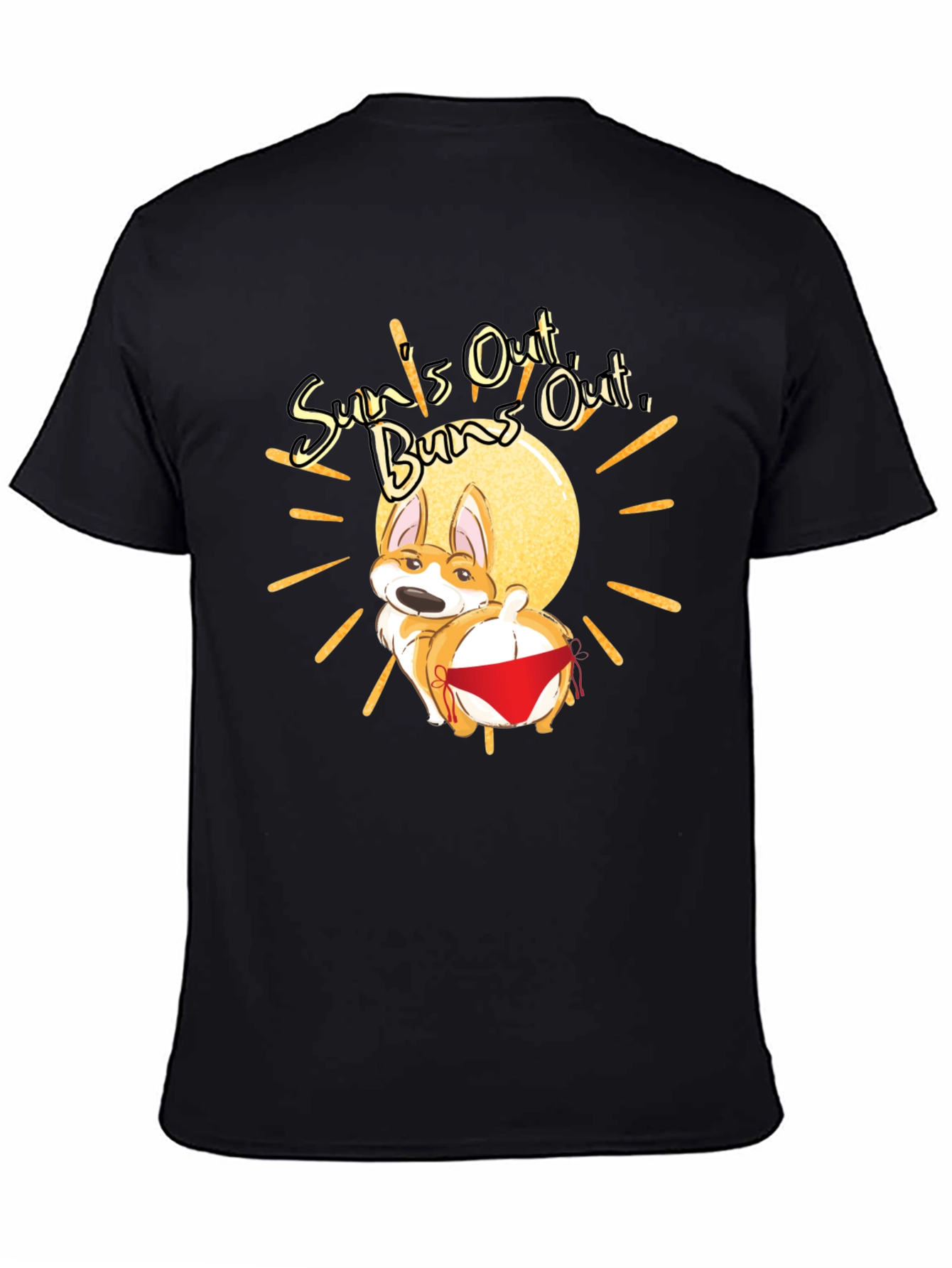 Suns Out Buns Out Corgi T-Shirt