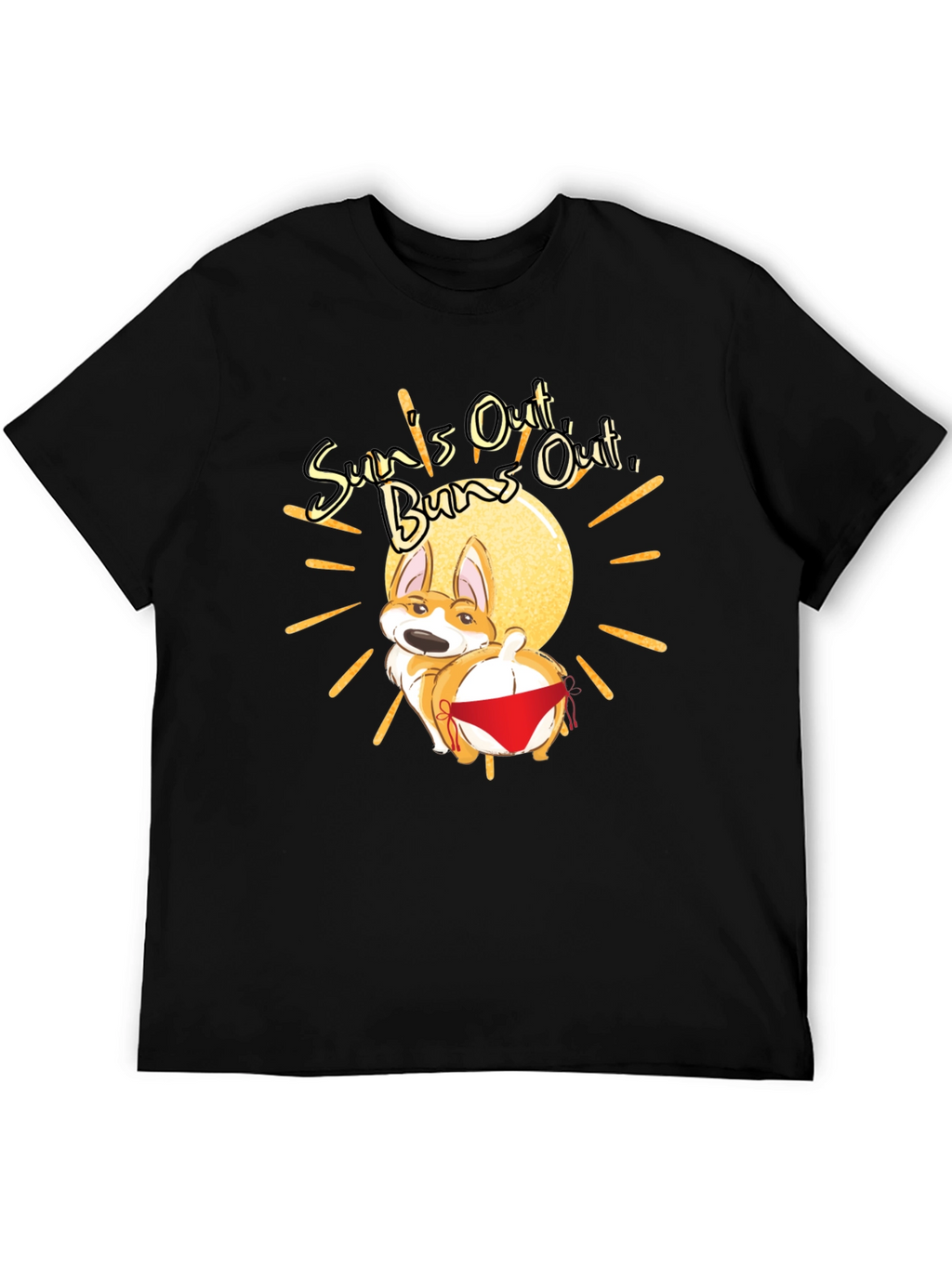 Suns Out Buns Out Corgi T-Shirt